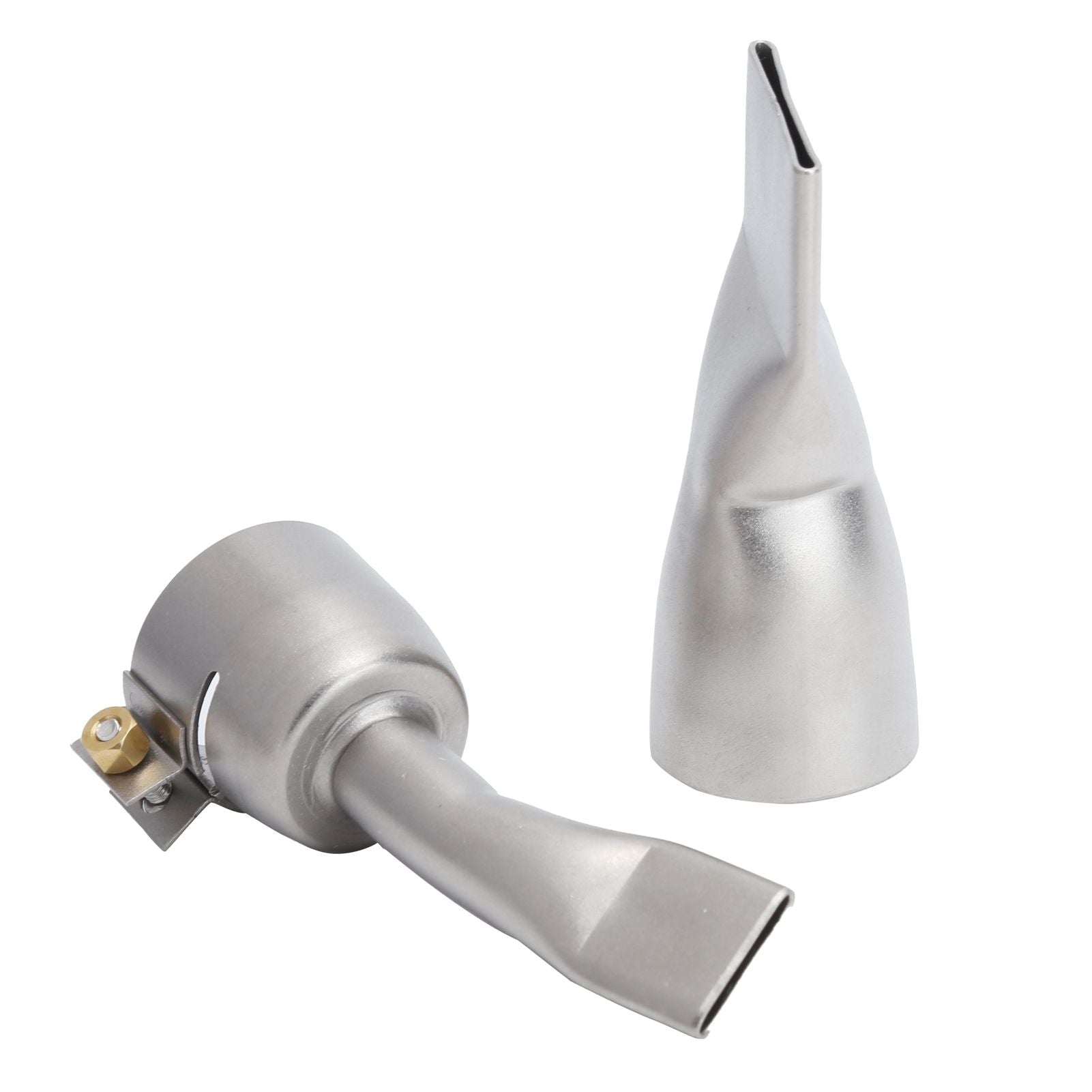 2Pcs Welding Gun Flat Nozzle 20mm Small 40mm Large Tip for Welder Tool Stainless Steel