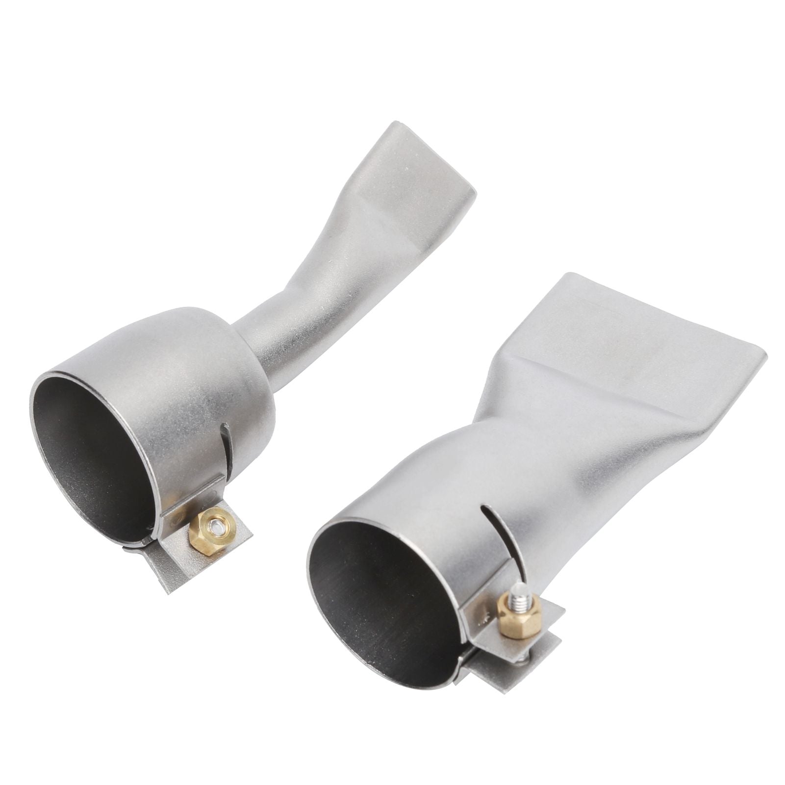 2Pcs Welding Gun Flat Nozzle 20mm Small 40mm Large Tip for Welder Tool Stainless Steel
