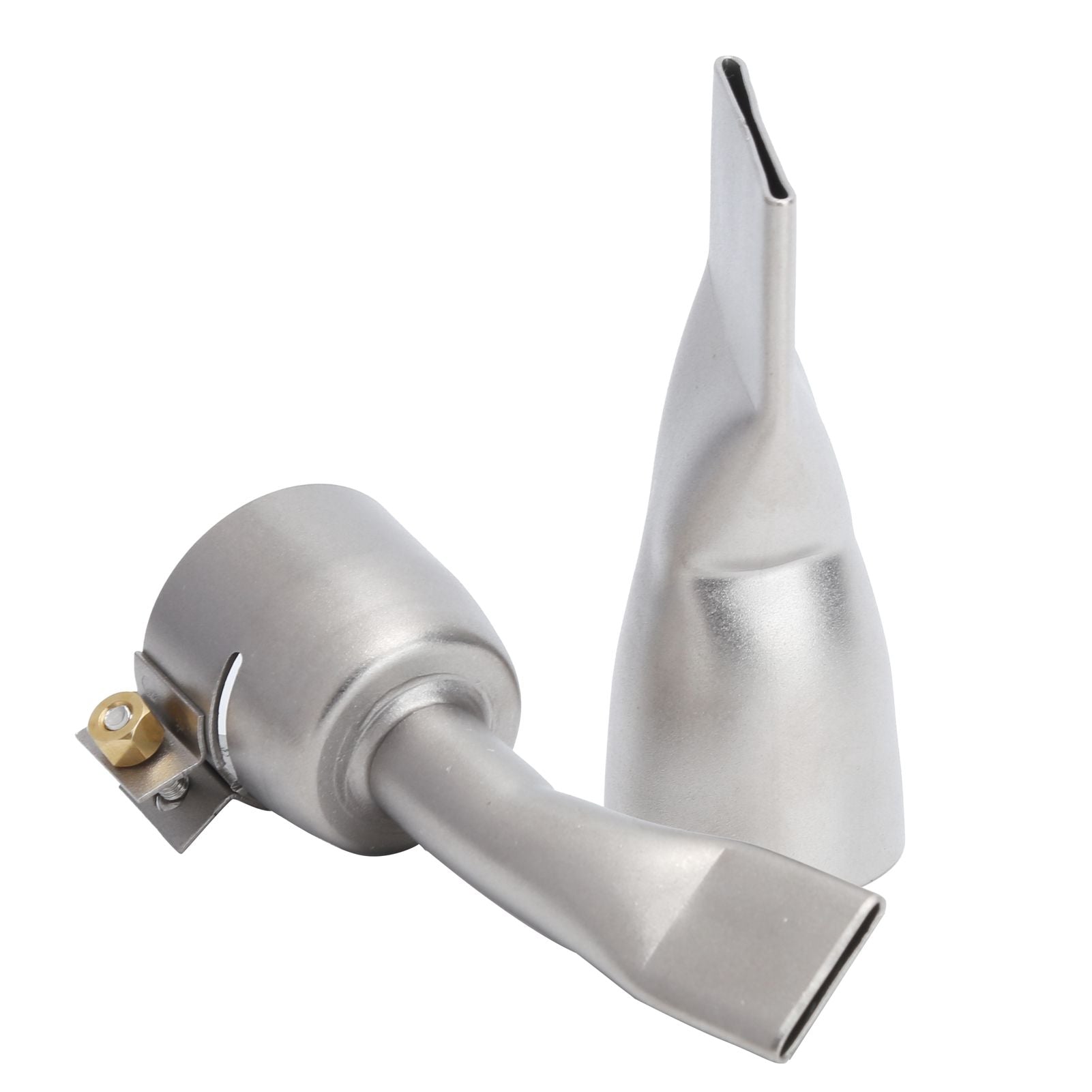 2Pcs Welding Gun Flat Nozzle 20mm Small 40mm Large Tip for Welder Tool Stainless Steel