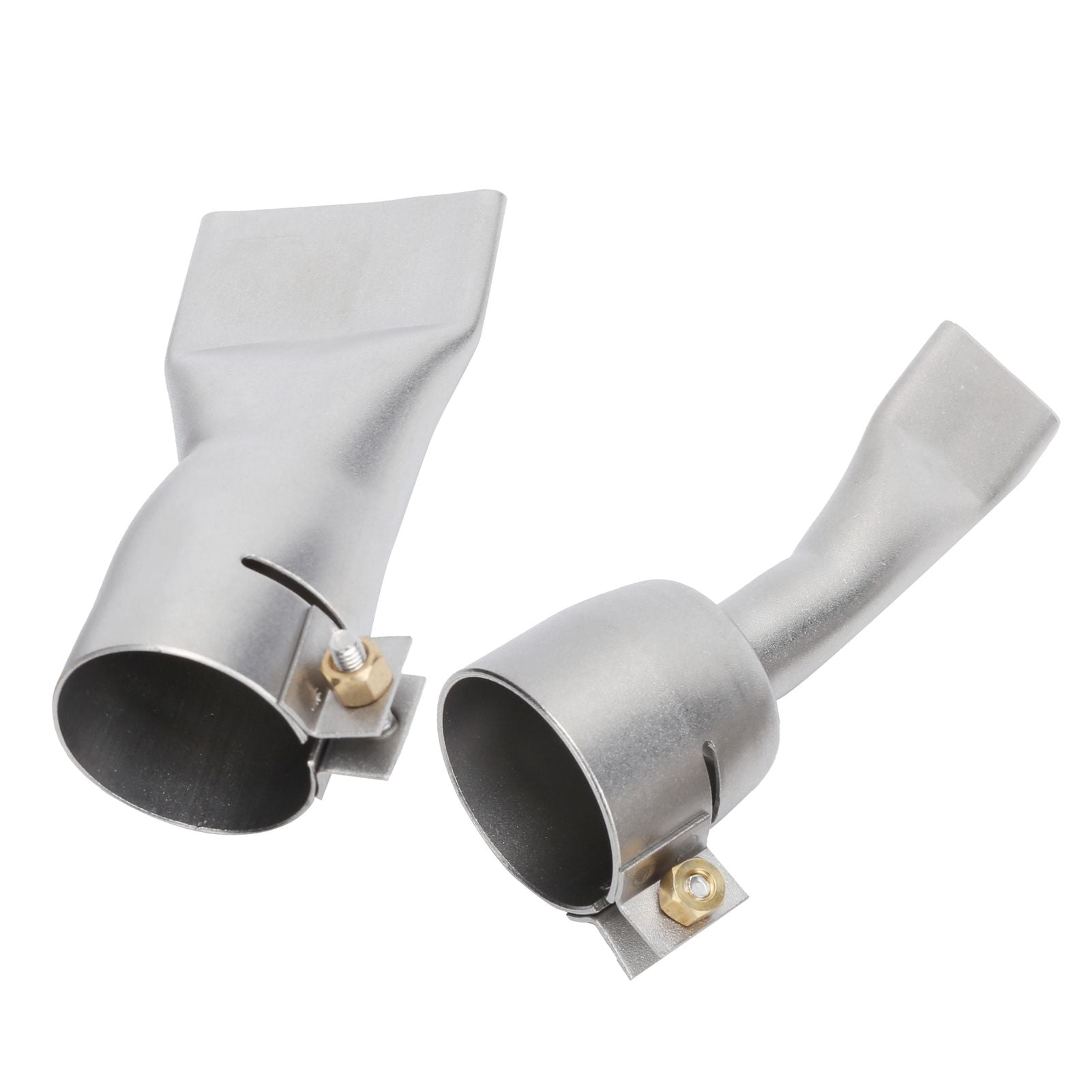 2Pcs Welding Gun Flat Nozzle 20mm Small 40mm Large Tip for Welder Tool Stainless Steel