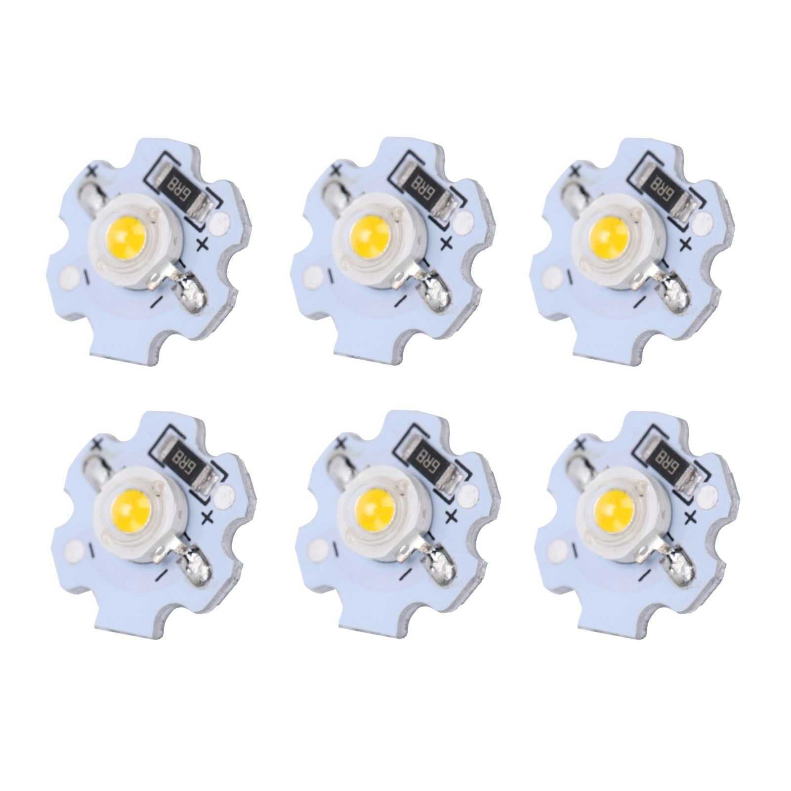 25Pcs 5V LED Chips 200LM 1W High Power LED Lamp Beads for DIY Lighting FixturesWarm White 3000‑3200K