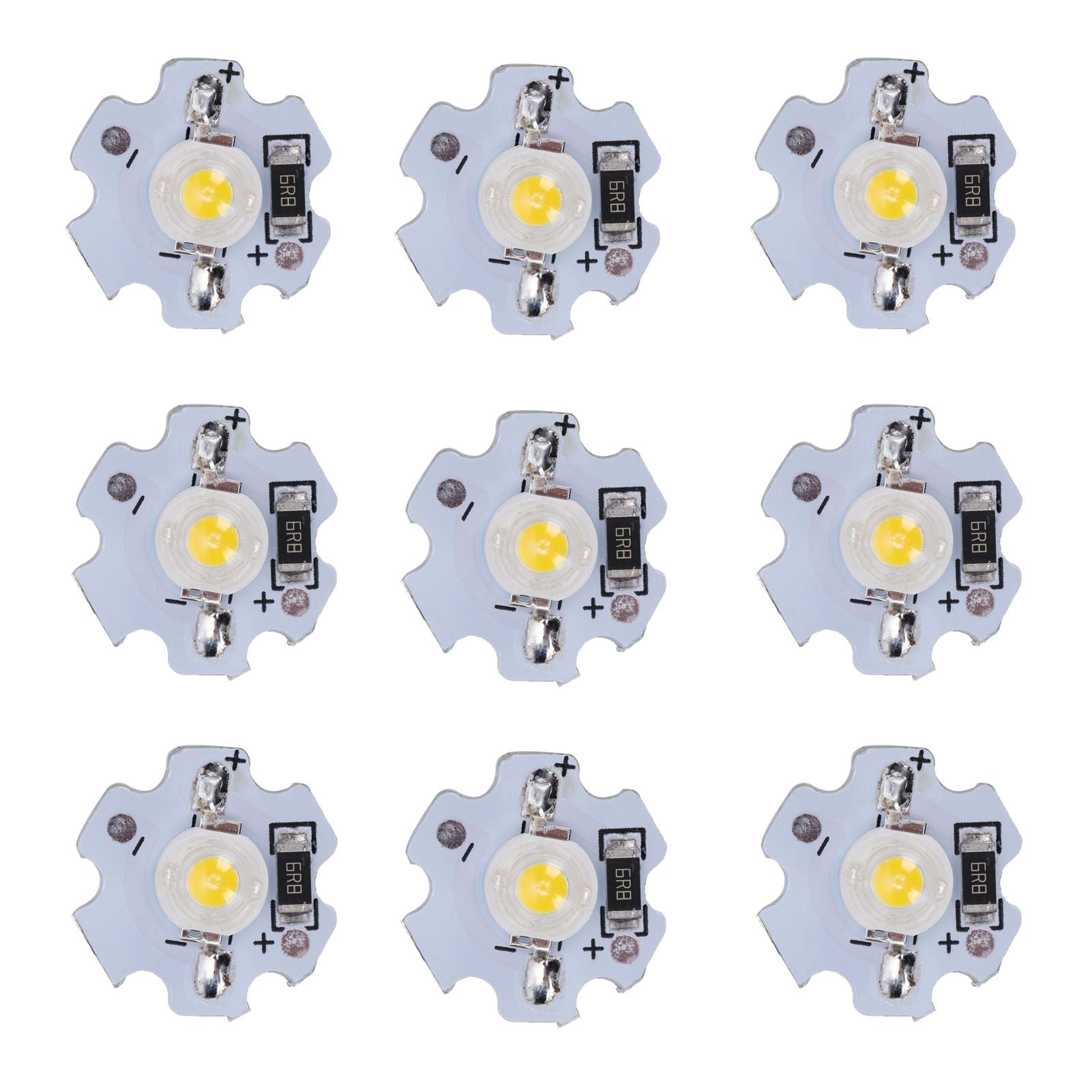 25Pcs 5V LED Chips 200LM 1W High Power LED Lamp Beads for DIY Lighting FixturesNatural Light 4000‑4500K