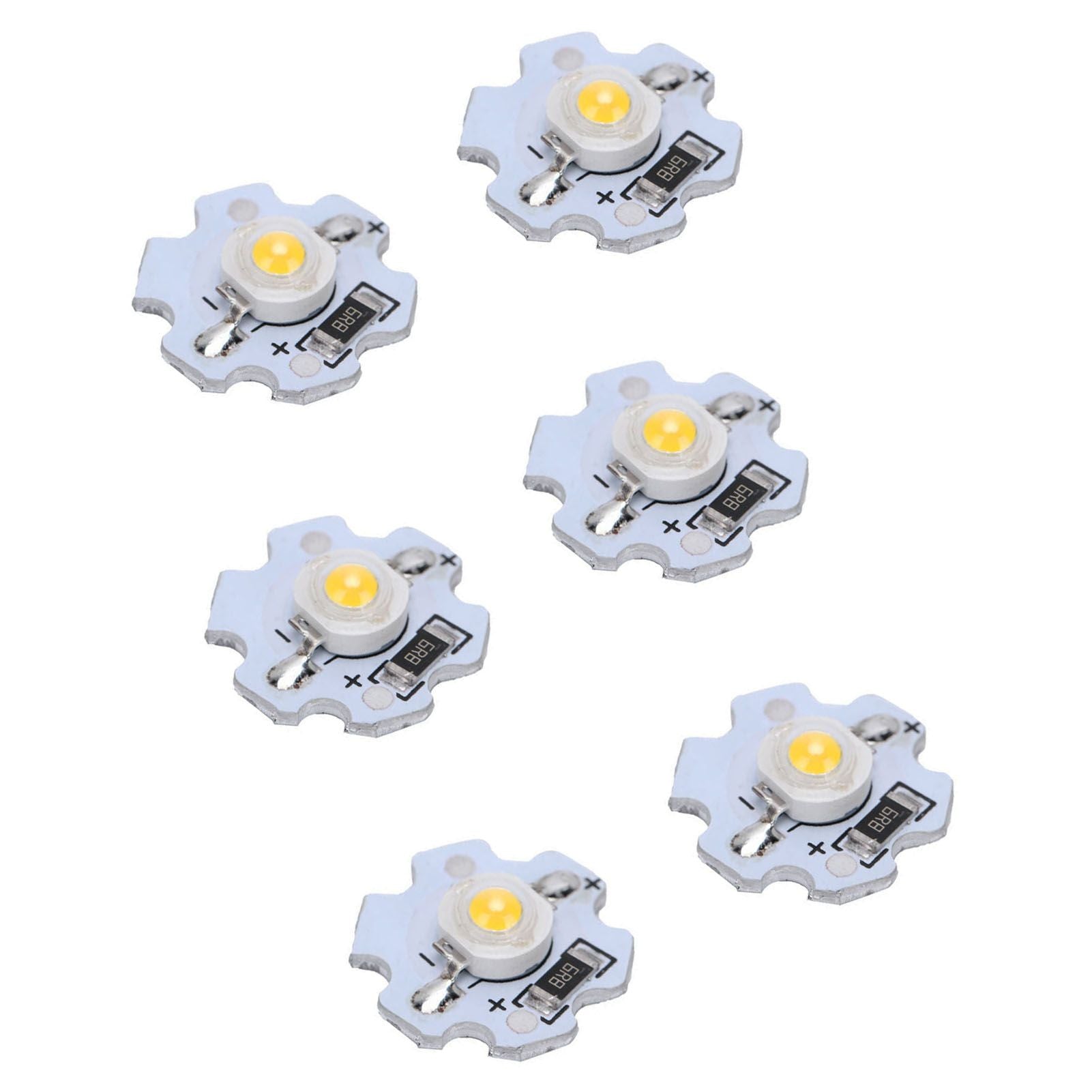 25Pcs 5V LED Chips 200LM 1W High Power LED Lamp Beads for DIY Lighting FixturesNatural Light 4000‑4500K