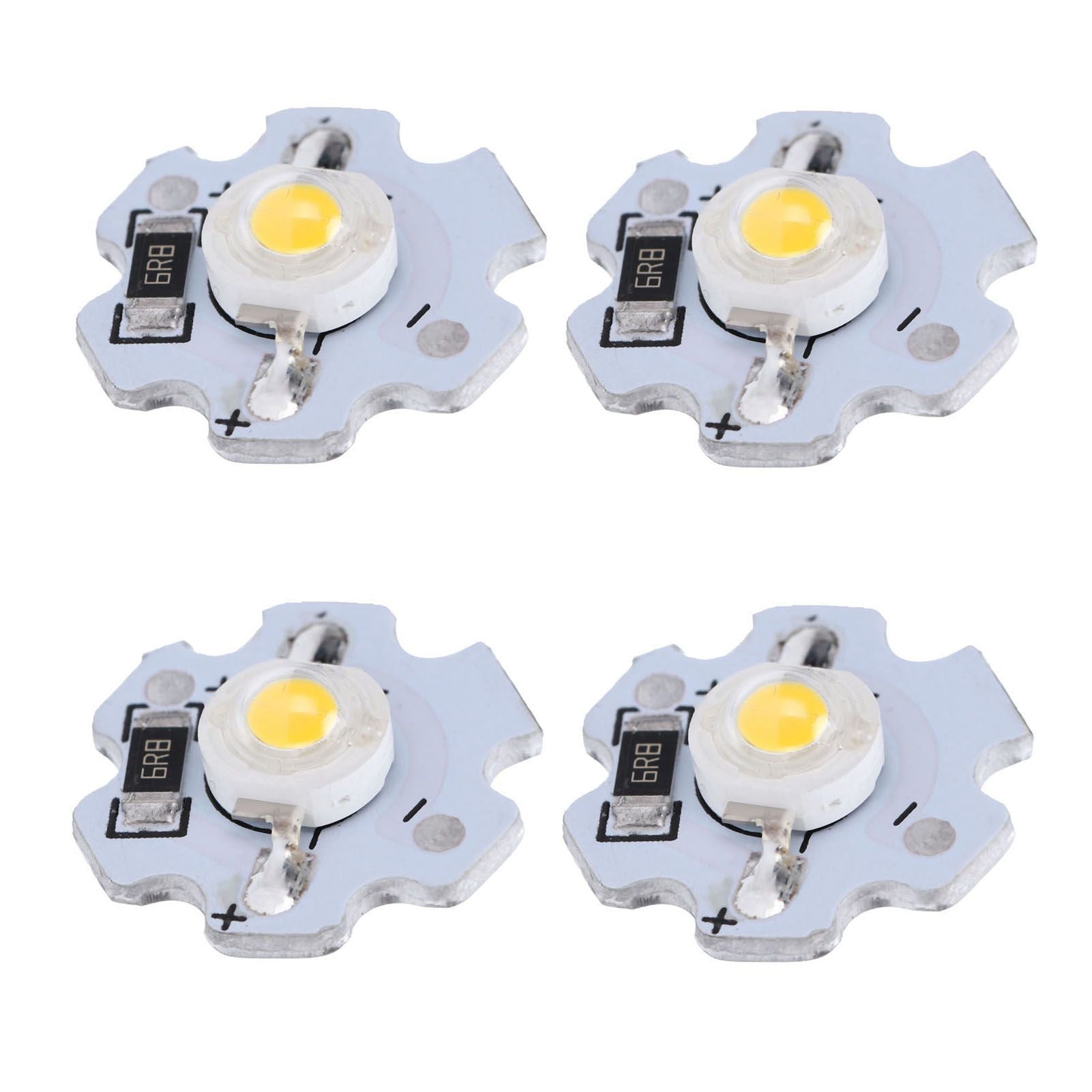 25Pcs 5V LED Chips 200LM 1W High Power LED Lamp Beads for DIY Lighting FixturesNatural Light 4000‑4500K