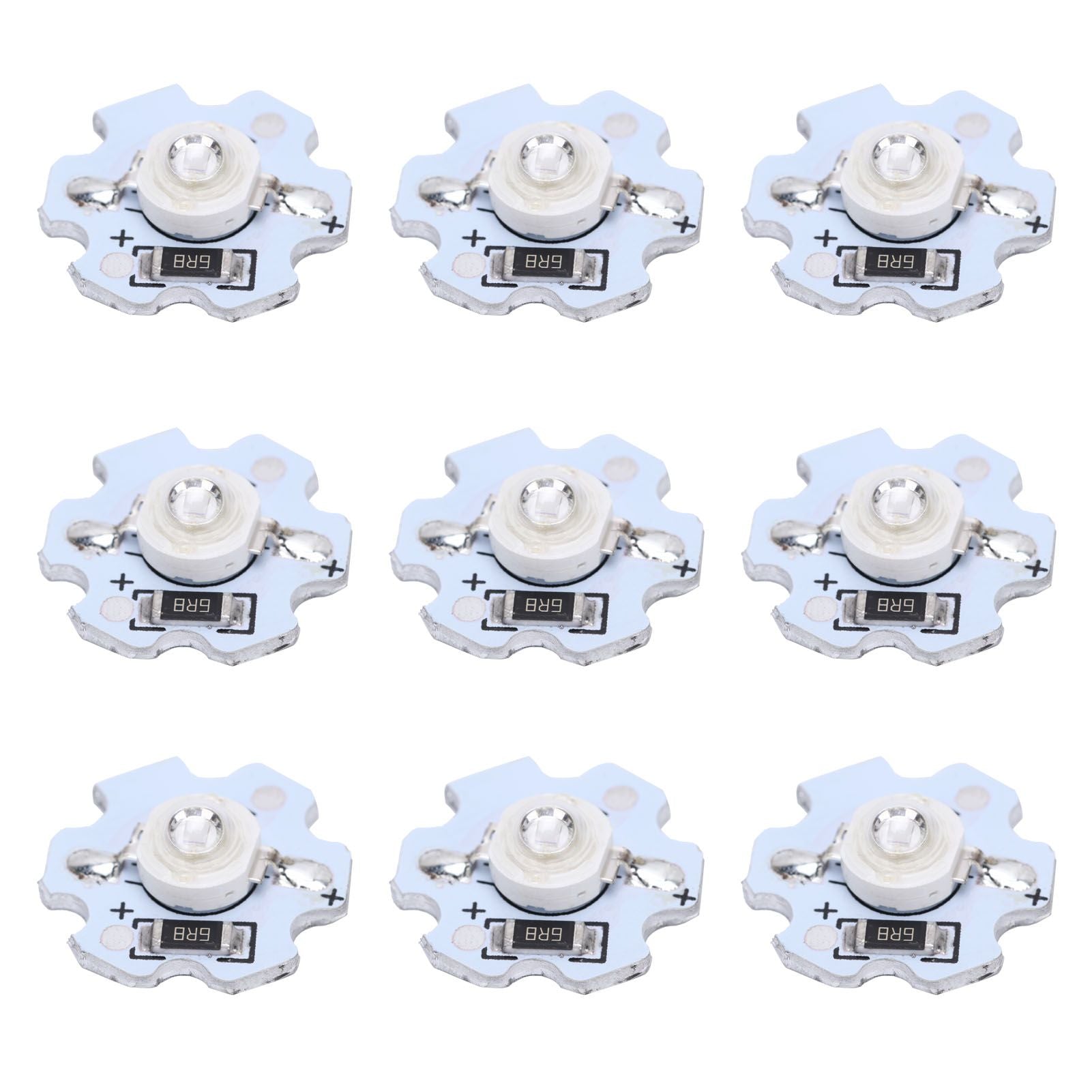25Pcs 5V LED Chips 200LM 1W High Power LED Lamp Beads for DIY Lighting FixturesUV Light 395‑400NM