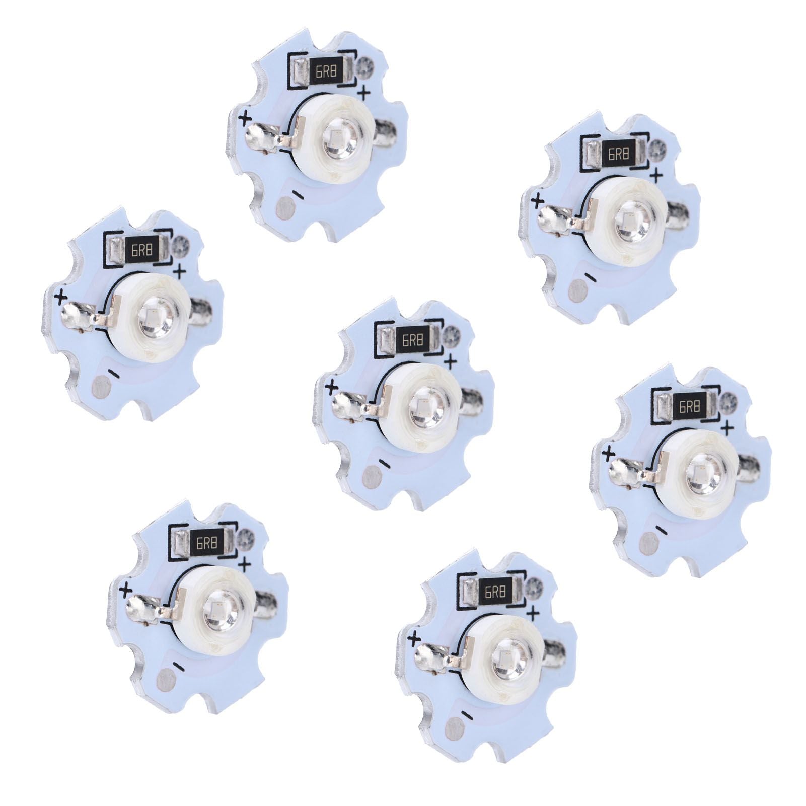 25Pcs 5V LED Chips 200LM 1W High Power LED Lamp Beads for DIY Lighting FixturesUV Light 395‑400NM