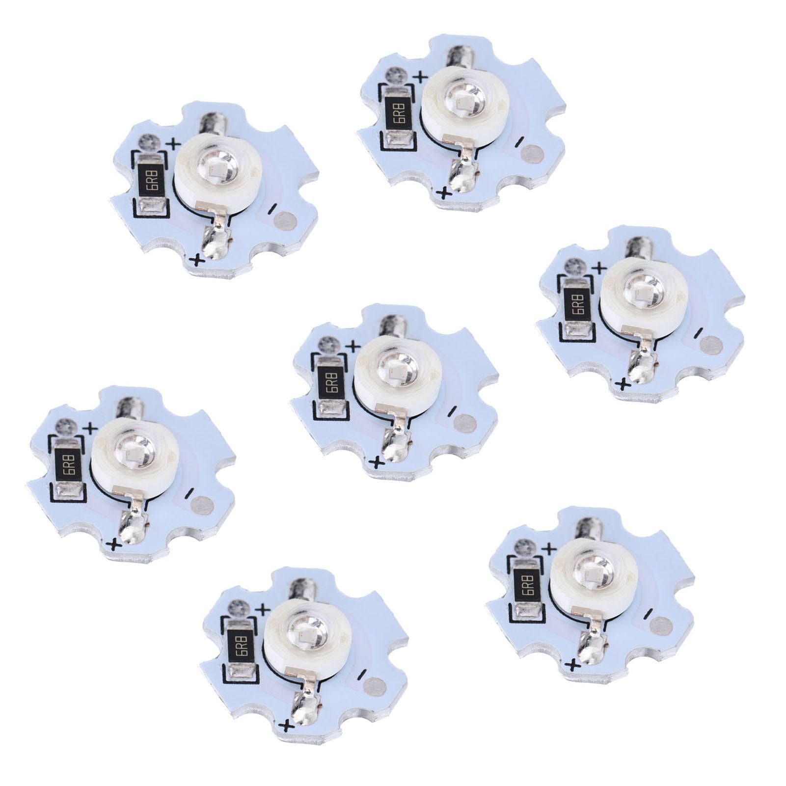 25Pcs 5V LED Chips 200LM 1W High Power LED Lamp Beads for DIY Lighting FixturesUV Light 395‑400NM