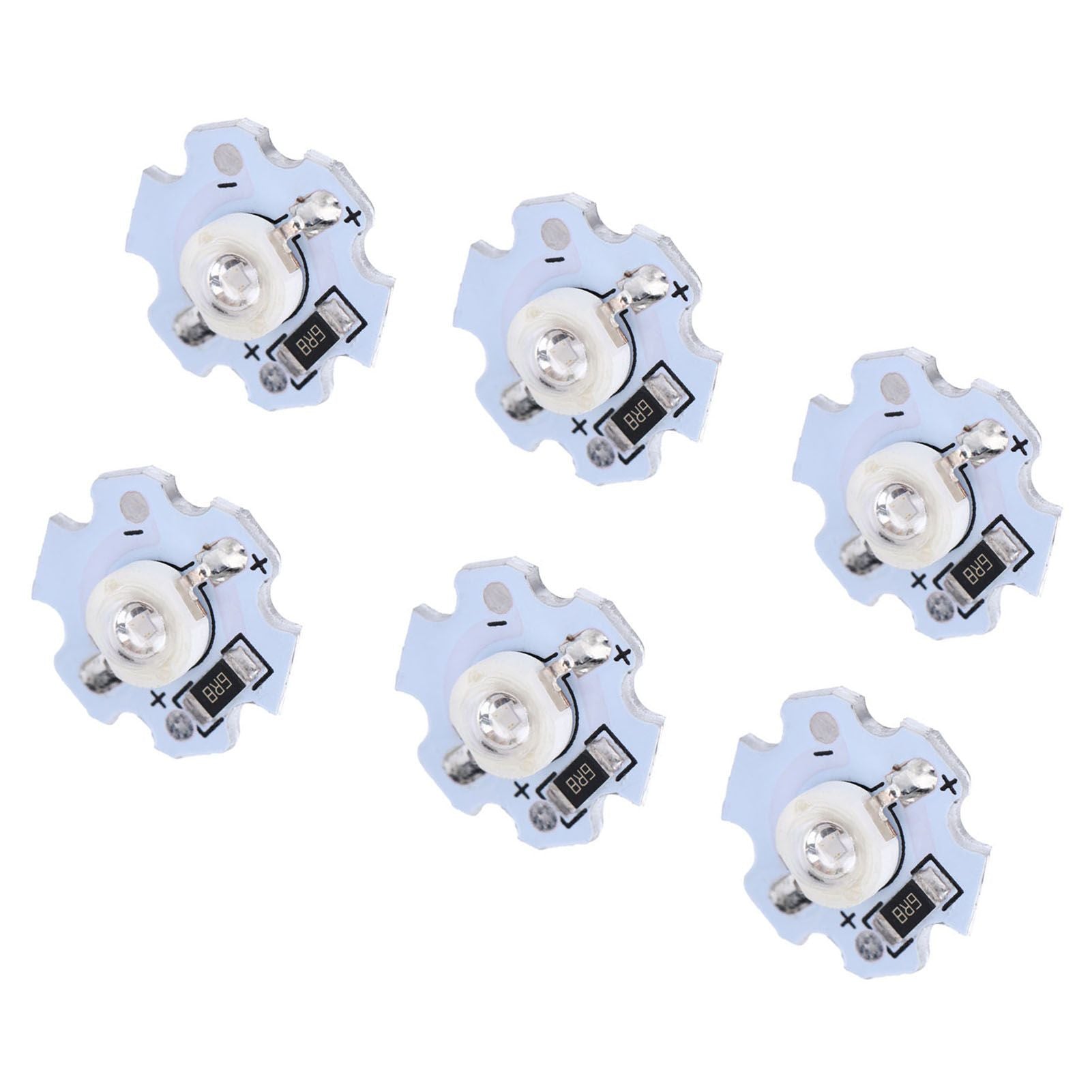25Pcs 5V LED Chips 200LM 1W High Power LED Lamp Beads for DIY Lighting FixturesUV Light 395‑400NM