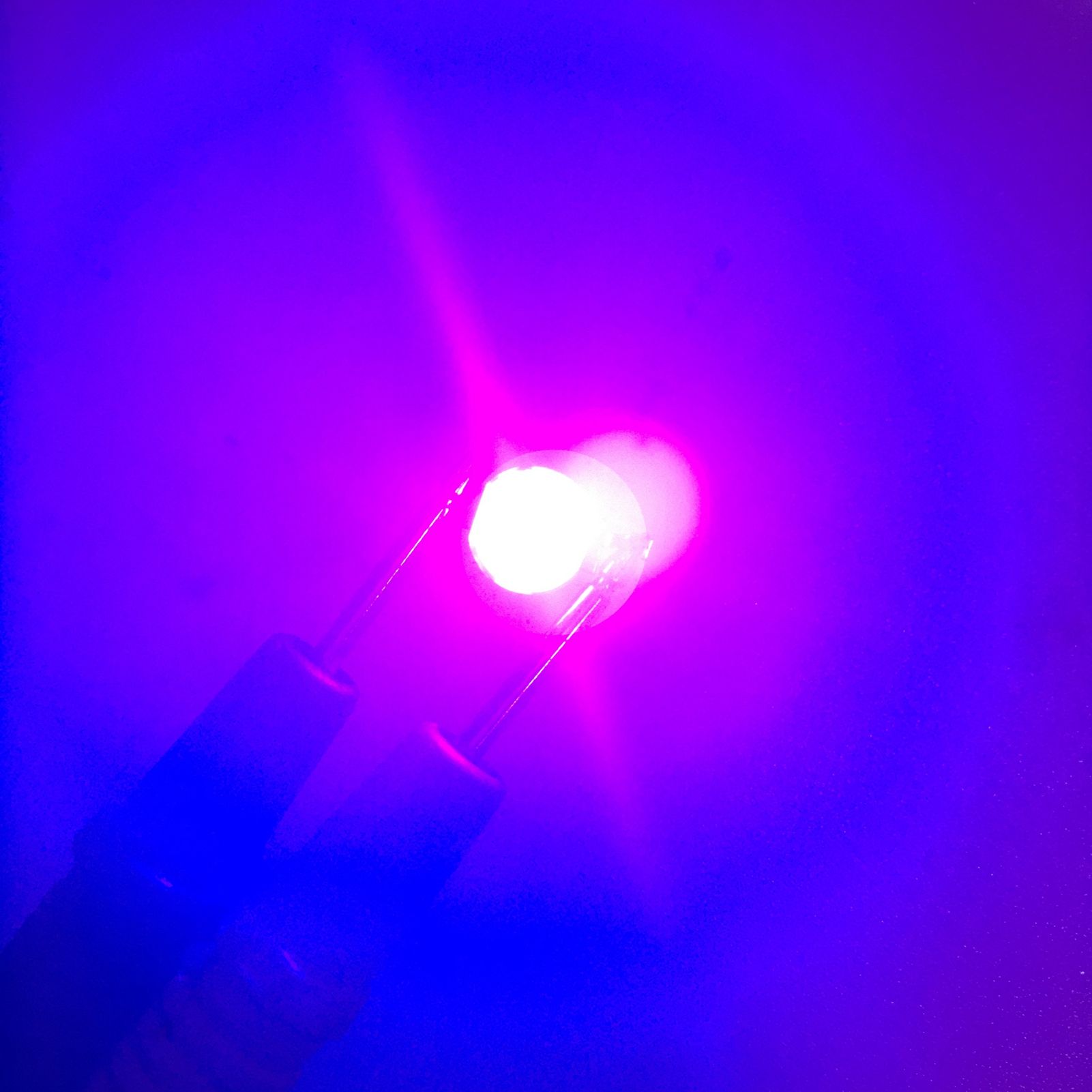25Pcs 5V LED Chips 200LM 1W High Power LED Lamp Beads for DIY Lighting FixturesUV Light 395‑400NM