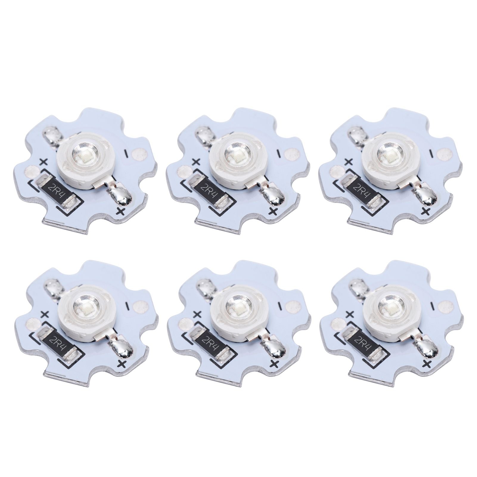25Pcs 5V LED Chips 200LM 3W High Power LED Lamp Beads for DIY Lighting FixturesBlue Light 455‑460NM
