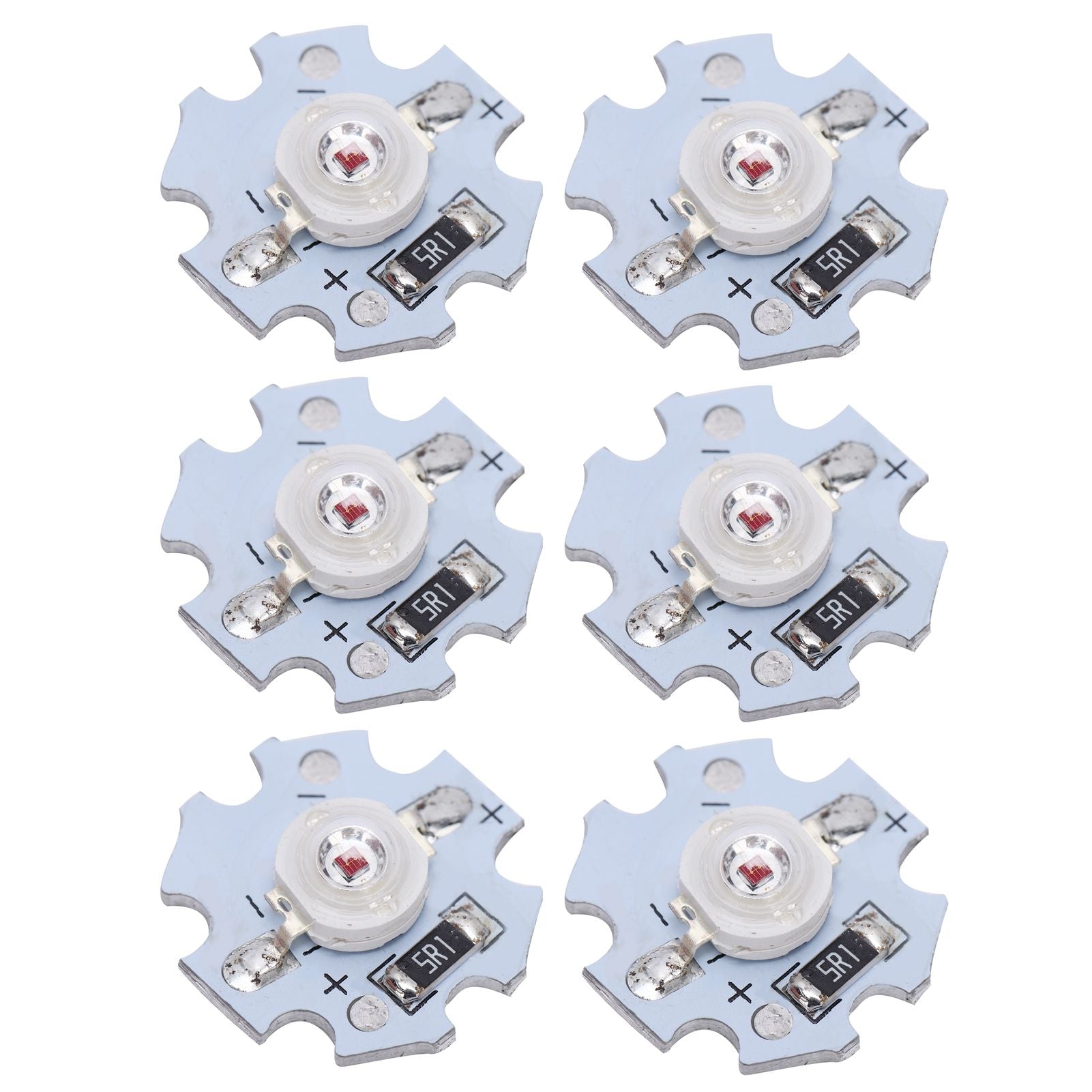 25Pcs 5V LED Chips 200LM 3W High Power LED Lamp Beads for DIY Lighting FixturesRed Light 620‑625NM