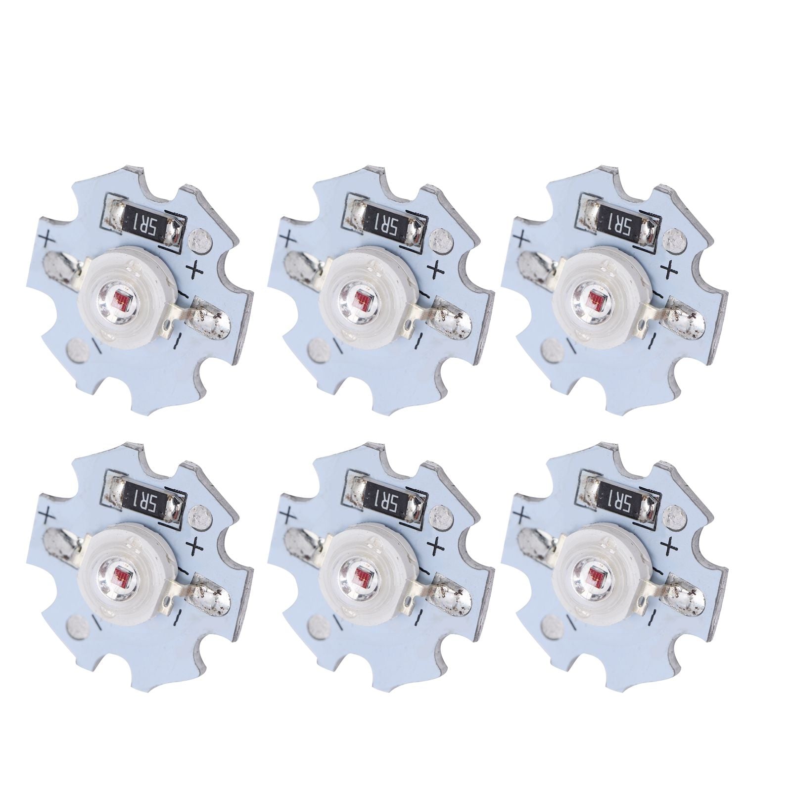 25Pcs 5V LED Chips 200LM 3W High Power LED Lamp Beads for DIY Lighting FixturesRed Light 620‑625NM