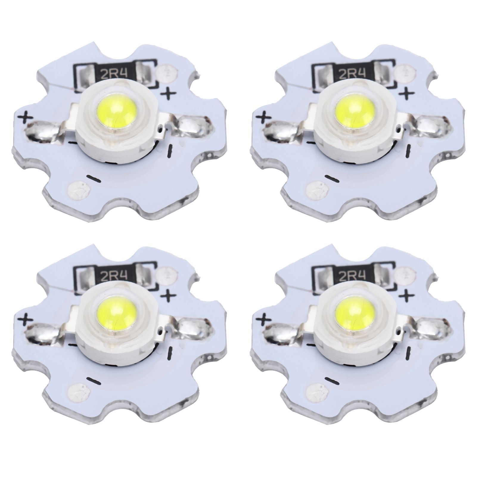 25Pcs 5V LED Chips 200LM 3W High Power LED Lamp Beads for DIY Lighting FixturesPure White 6000‑6500K