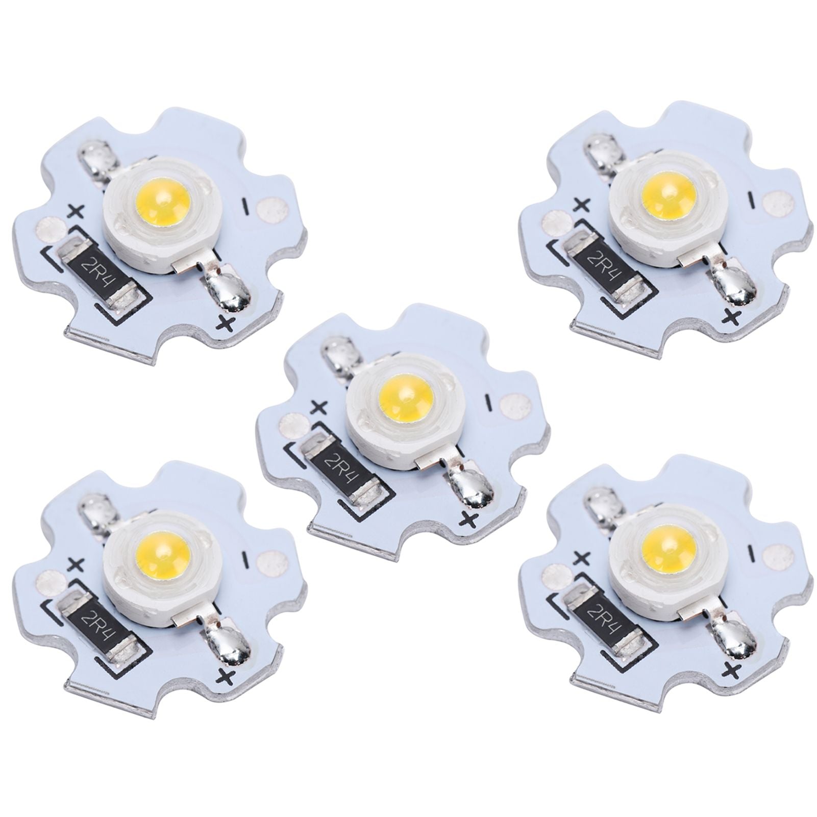 25Pcs 5V LED Chips 200LM 3W High Power LED Lamp Beads for DIY Lighting FixturesNatural Light 4000‑4500K