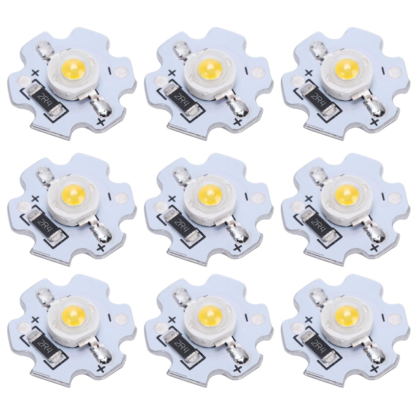 25Pcs 5V LED Chips 200LM 3W High Power LED Lamp Beads for DIY Lighting FixturesNatural Light 4000‑4500K