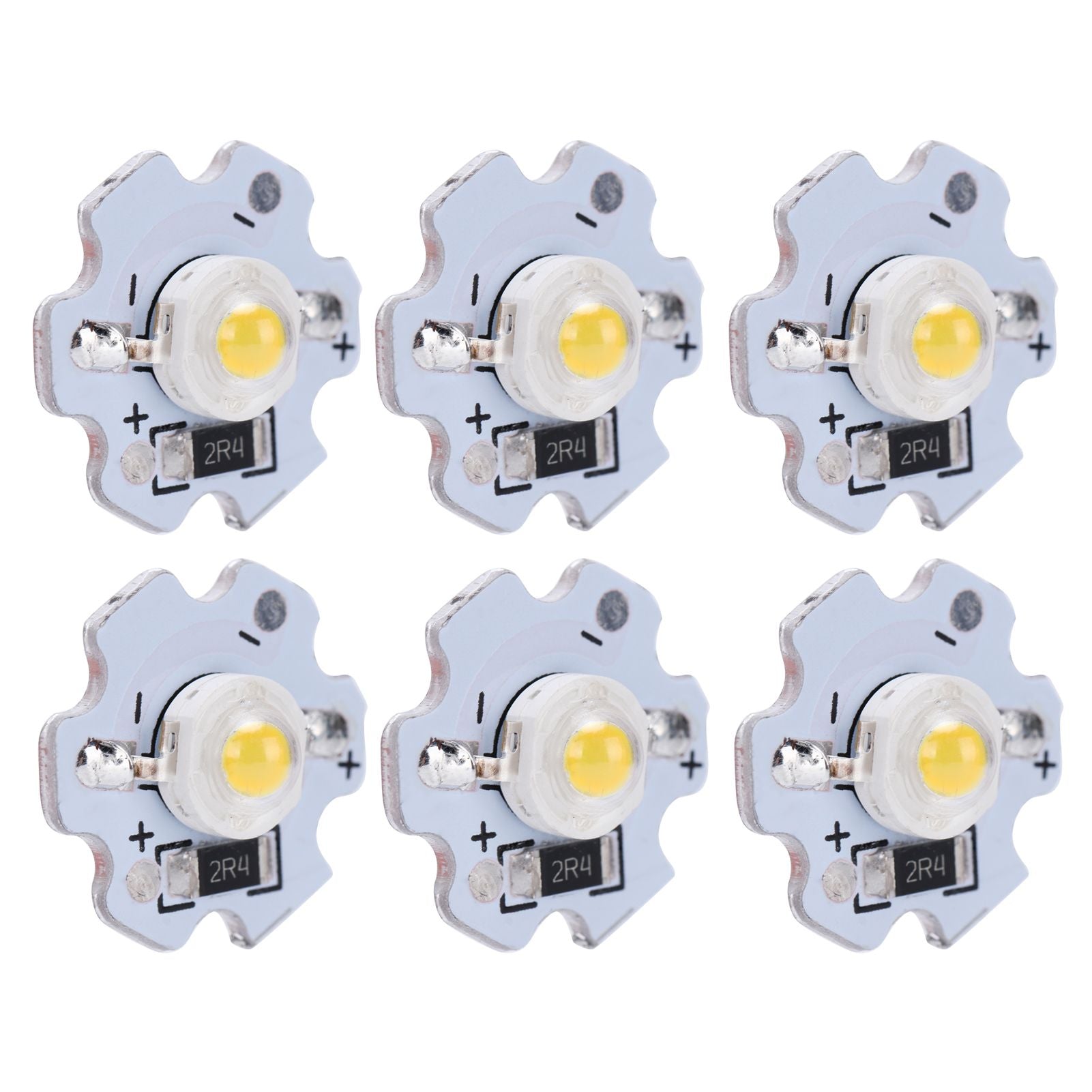 25Pcs 5V LED Chips 200LM 3W High Power LED Lamp Beads for DIY Lighting FixturesNatural Light 4000‑4500K