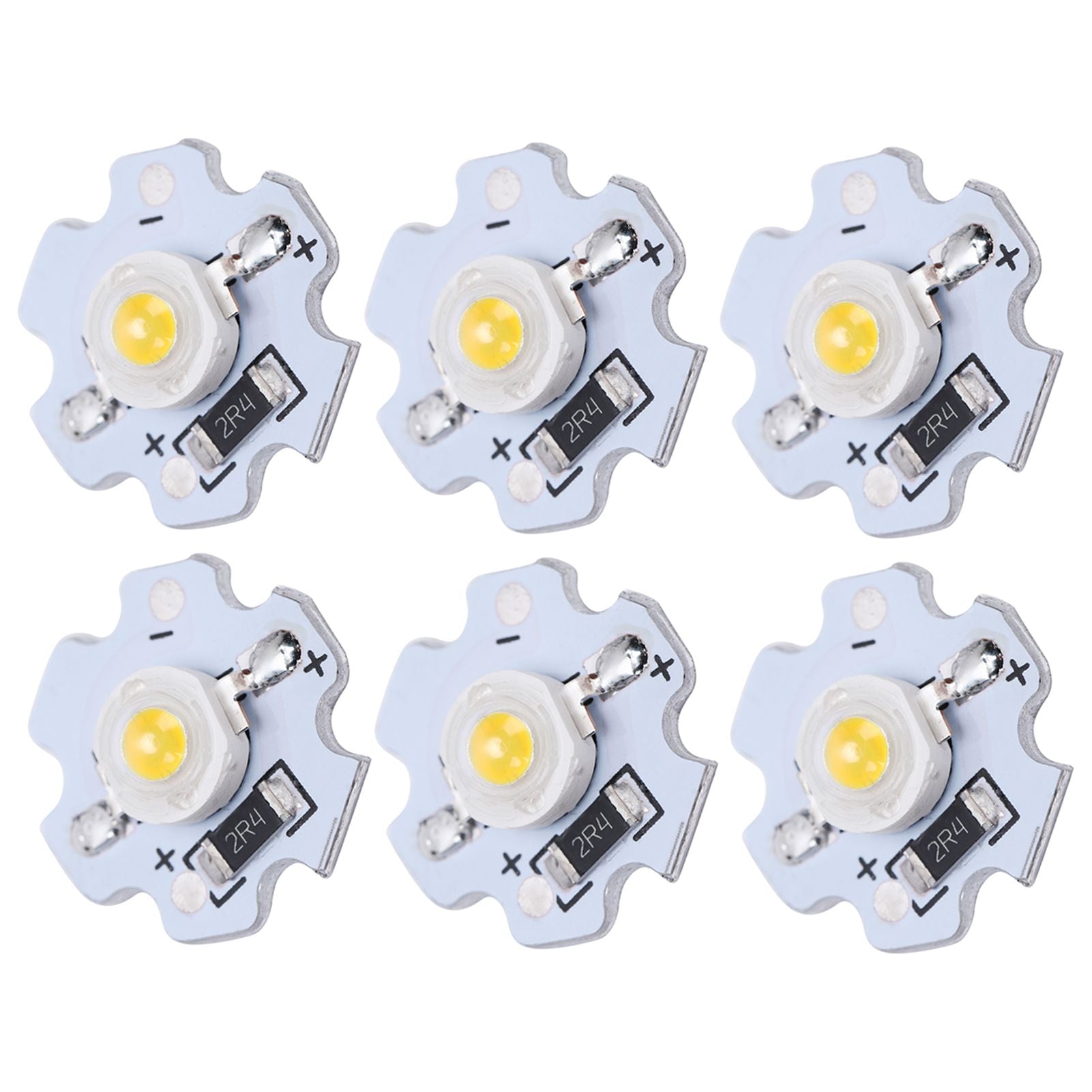 25Pcs 5V LED Chips 200LM 3W High Power LED Lamp Beads for DIY Lighting FixturesNatural Light 4000‑4500K