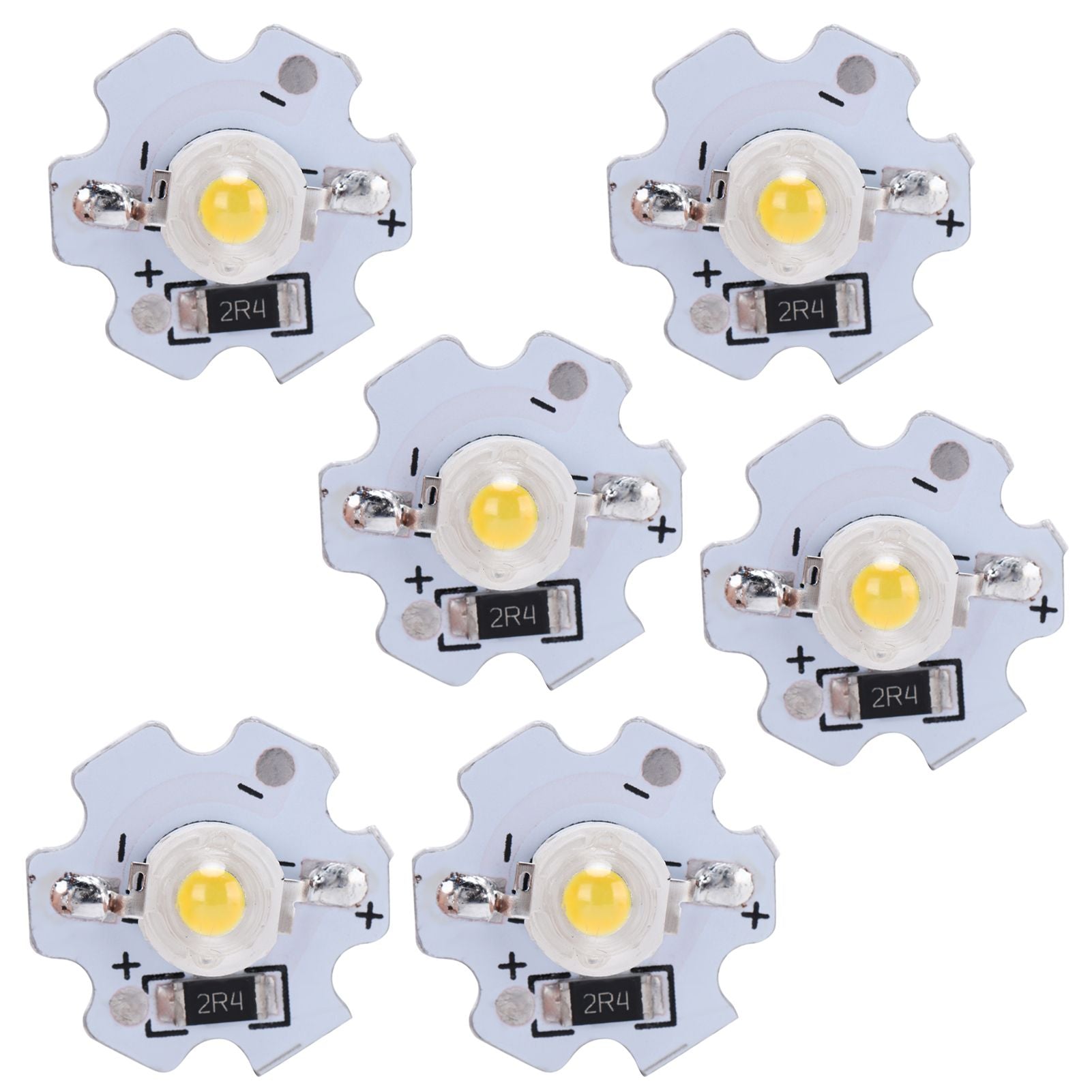 25Pcs 5V LED Chips 200LM 3W High Power LED Lamp Beads for DIY Lighting FixturesNatural Light 4000‑4500K