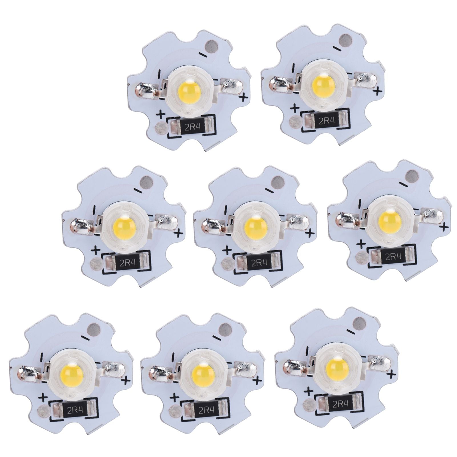 25Pcs 5V LED Chips 200LM 3W High Power LED Lamp Beads for DIY Lighting FixturesNatural Light 4000‑4500K