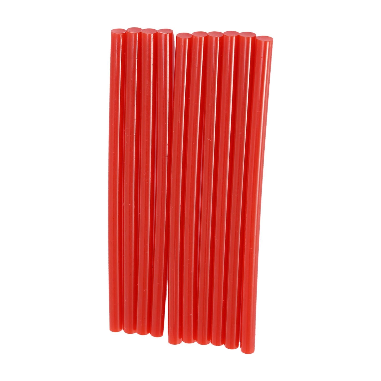 10pcs set 7 * 150mm Colorful Hot Melt Glue Adhesive Sticks for 20W Small Power Gun Red