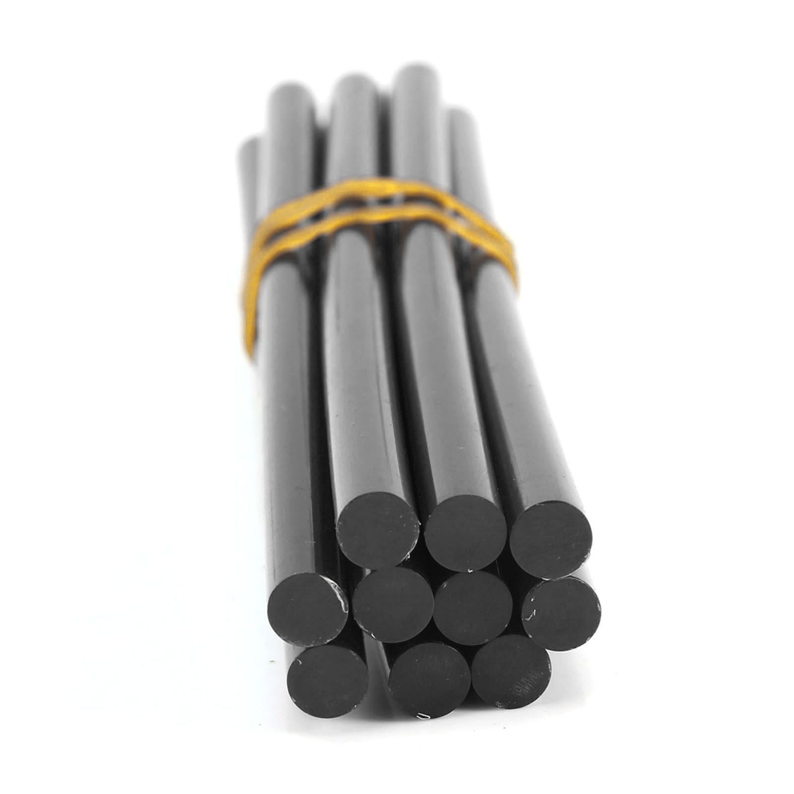 10pcs set 7 * 150mm Colorful Hot Melt Glue Adhesive Sticks for 20W Small Power Gun Black