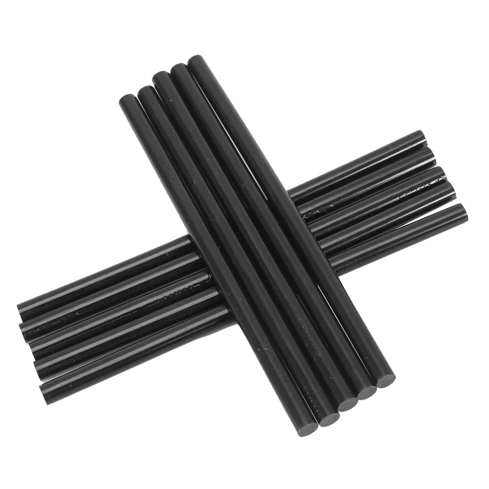 10pcs set 7 * 150mm Colorful Hot Melt Glue Adhesive Sticks for 20W Small Power Gun Black