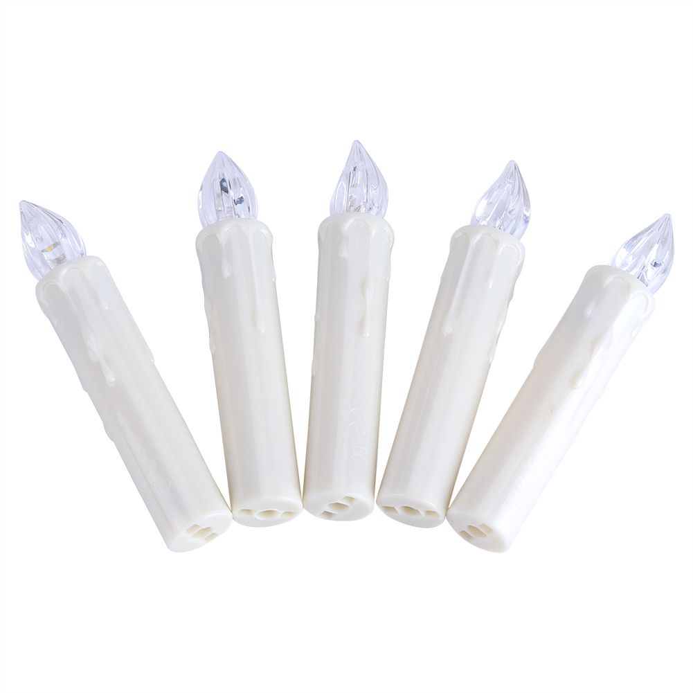 LED Candle Remote Control Wax Flameless Flickering Christmas Lamp Candle Lights Wedding Decor