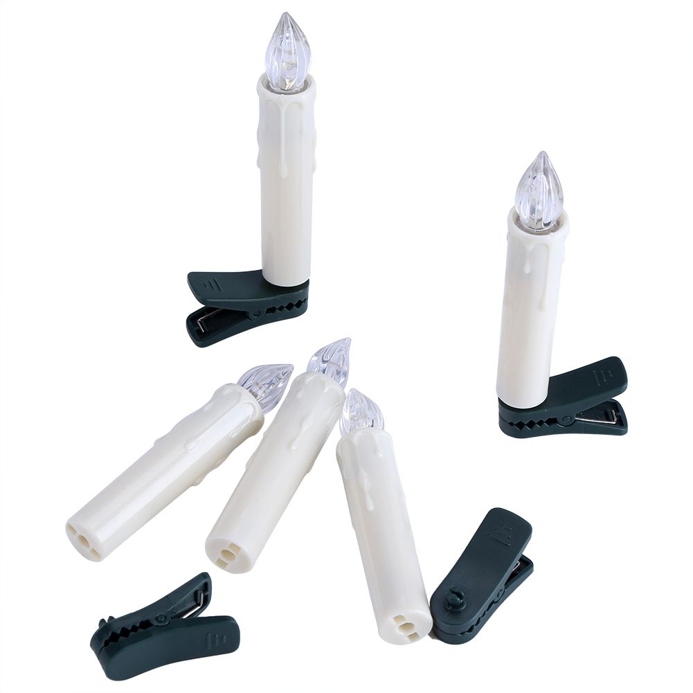 LED Candle Remote Control Wax Flameless Flickering Christmas Lamp Candle Lights Wedding Decor