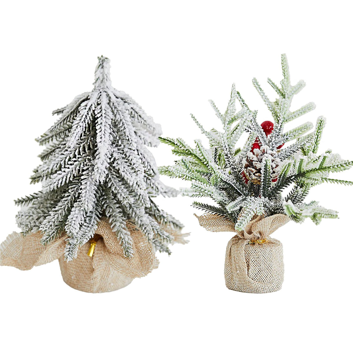 Desktop Xmas Tree Small Simulation Tabletop Decorative Xmas Trees for Home Holiday Decoration