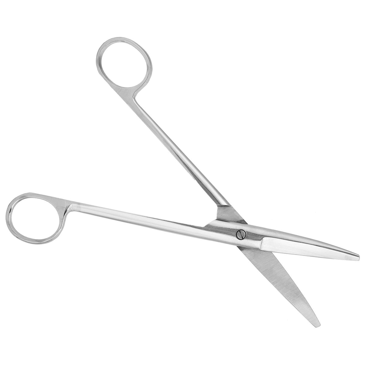 18cm Stainless Steel Scissor Veterinary Pet Farm Animal Curved Round Scissors Household Tool