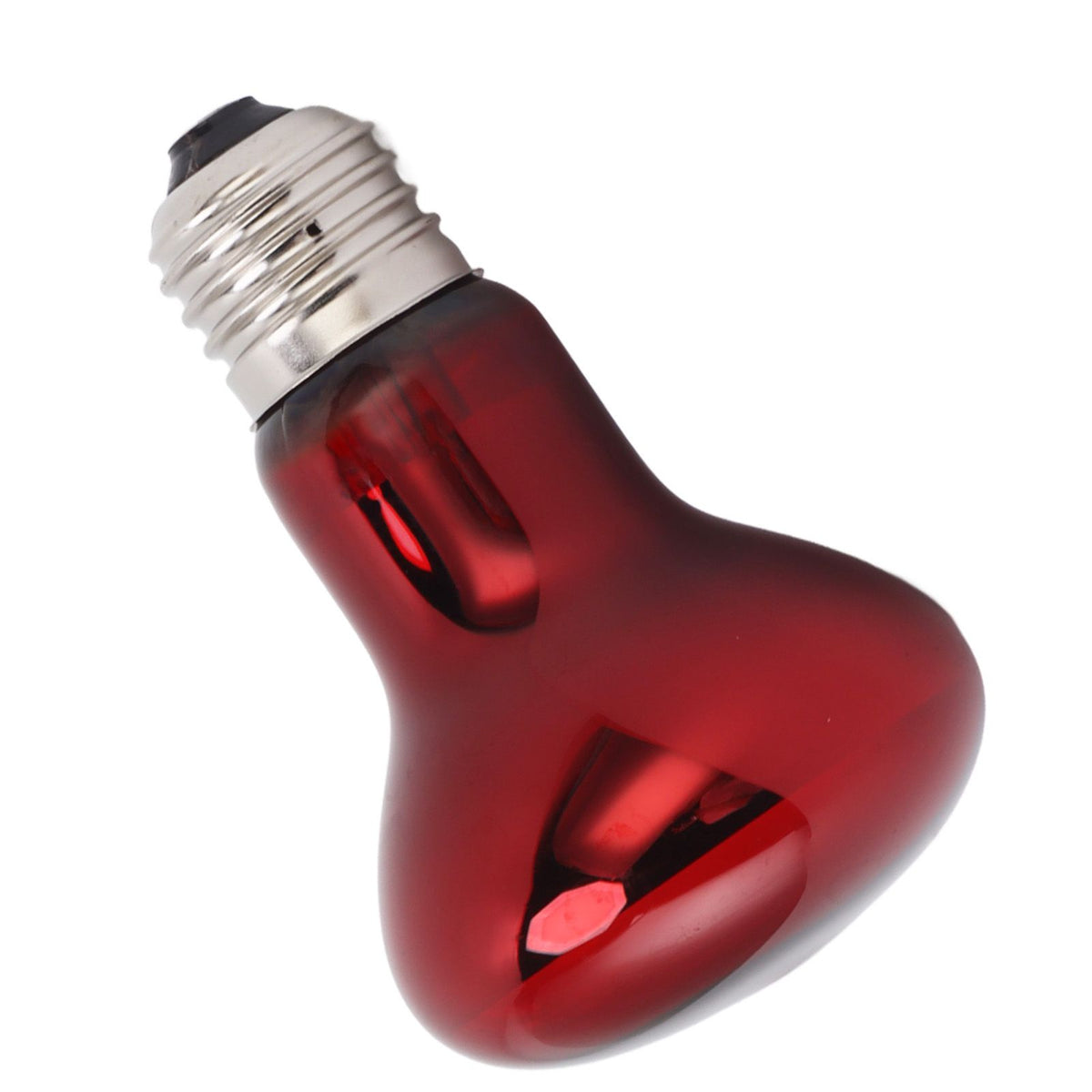 Reptile Heat Lamp Bulb E27 UVA Amphibian Basking Day and Night Heating Light Bulb for Bearded Dragon Lizard 220 to 240V Red