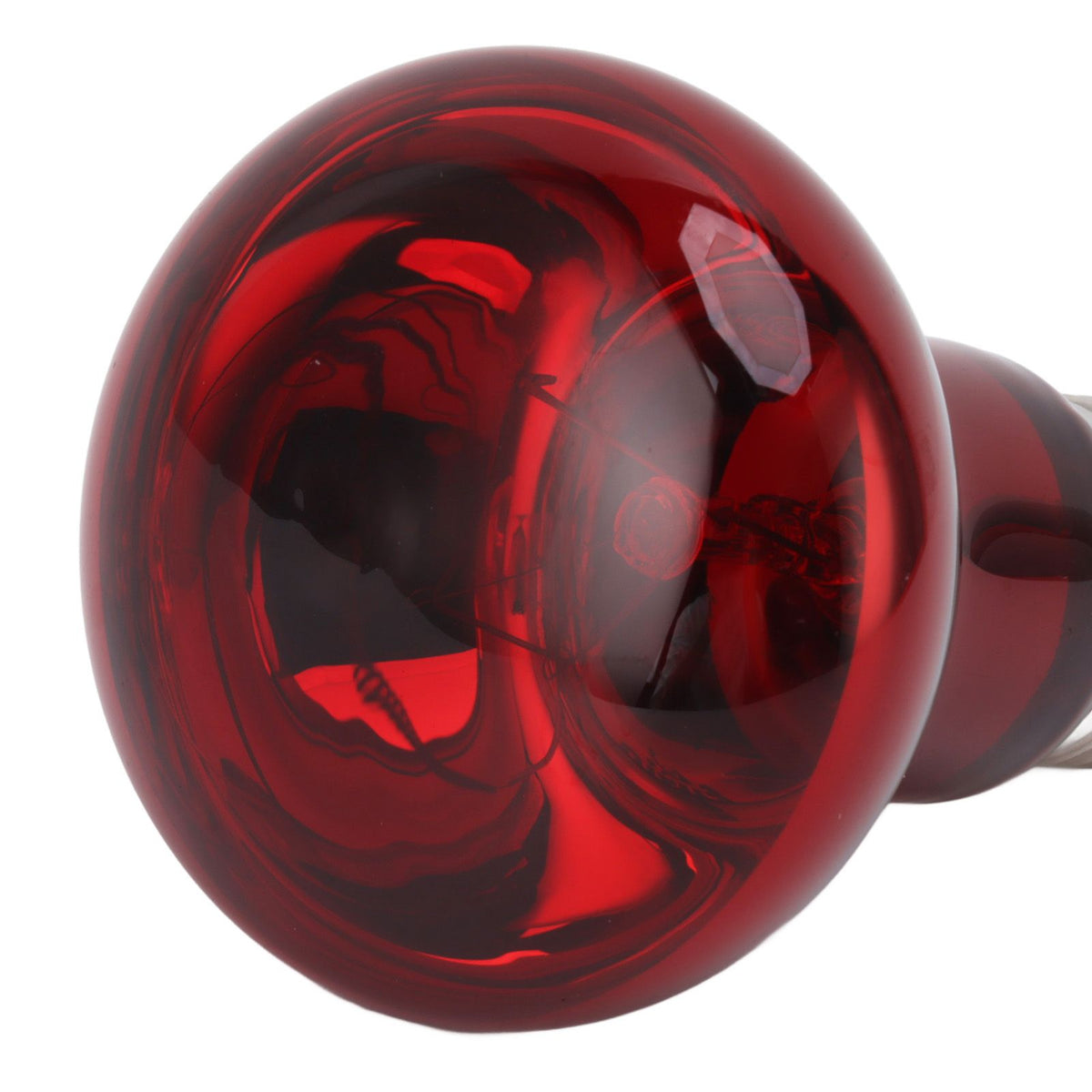 Reptile Heat Lamp Bulb E27 UVA Amphibian Basking Day and Night Heating Light Bulb for Bearded Dragon Lizard 220 to 240V Red