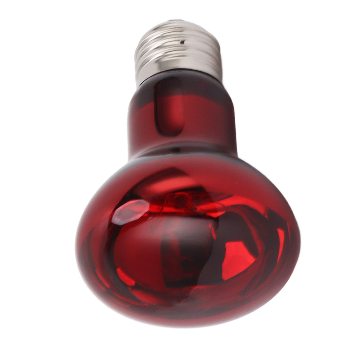Reptile Heat Lamp Bulb E27 UVA Amphibian Basking Day and Night Heating Light Bulb for Bearded Dragon Lizard 220 to 240V Red