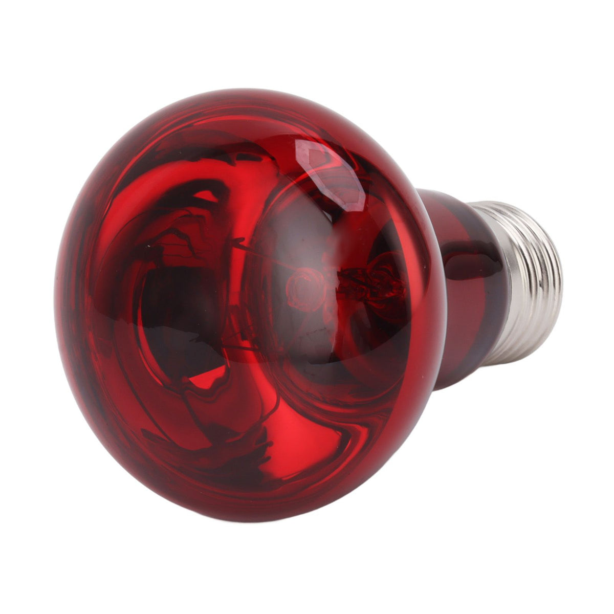 Reptile Heat Lamp Bulb E27 UVA Amphibian Basking Day and Night Heating Light Bulb for Bearded Dragon Lizard 220 to 240V Red
