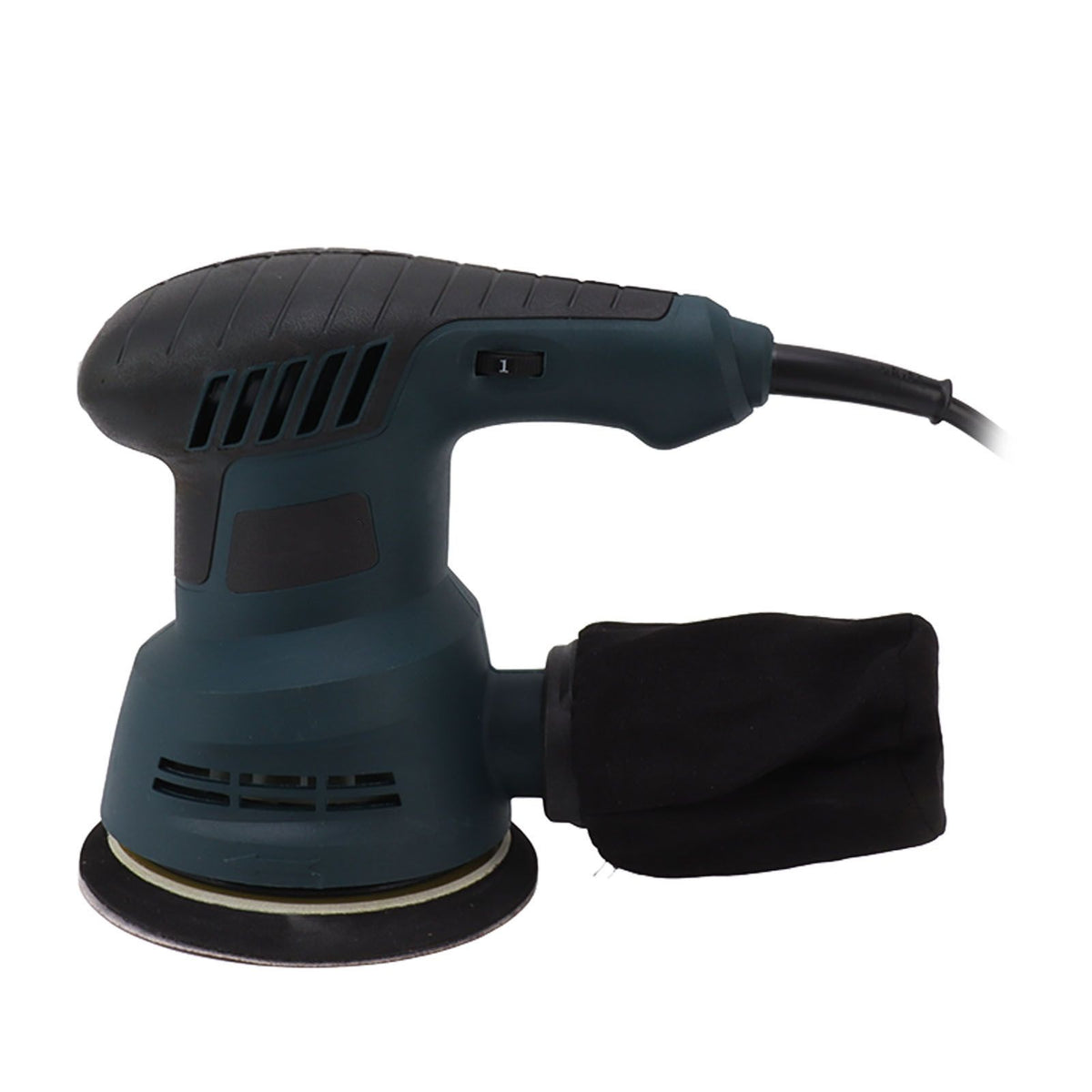 Orbital Sander 300W ABS Compact Electric Palm Sander Kit with Sandpapers for Woodworking Polishing Carpentry US Plug 110V