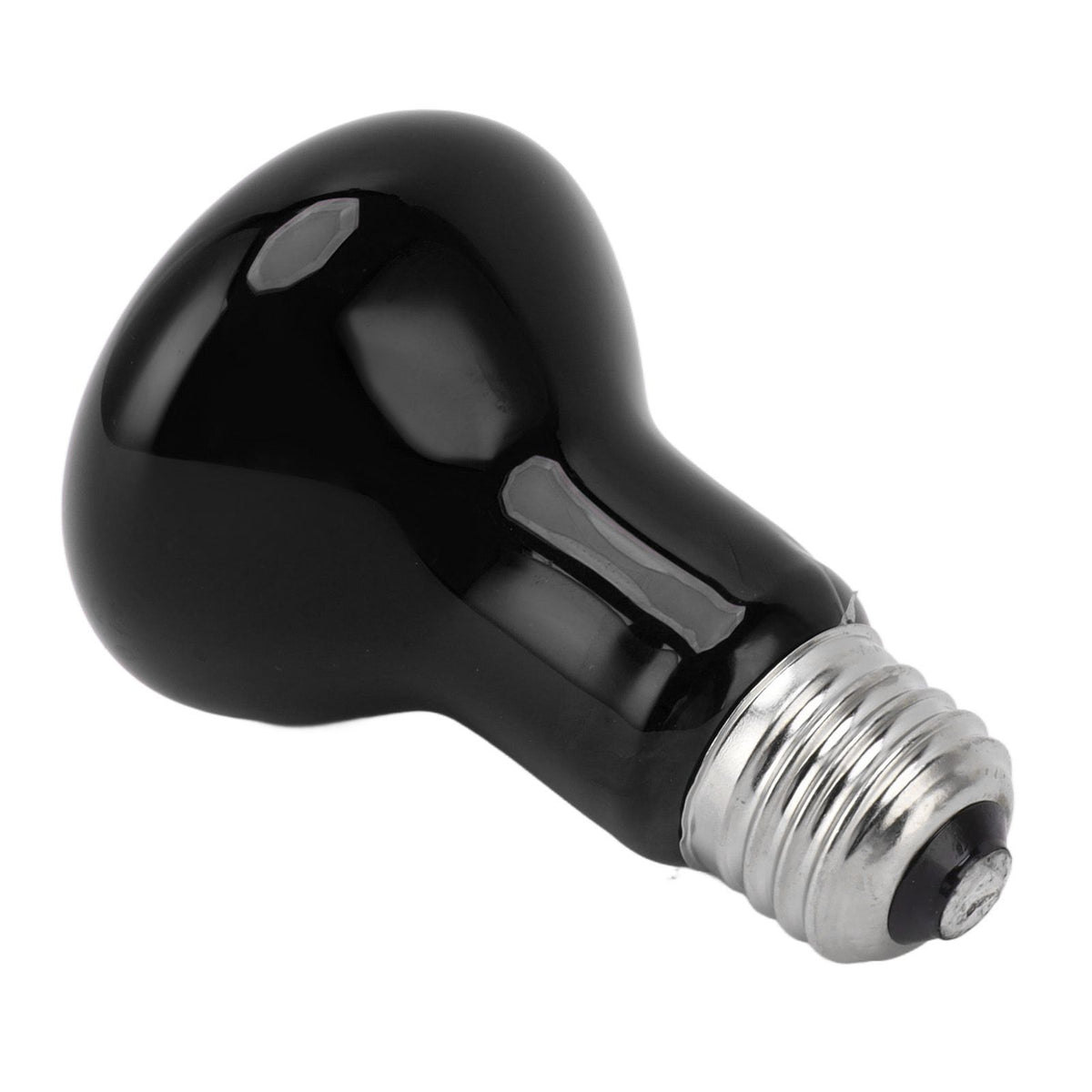 E27 Reptile Heat Lamp Bulb Multifunctional Basking Spot Light Bulbs for Reptile Snake 110‑120V Black