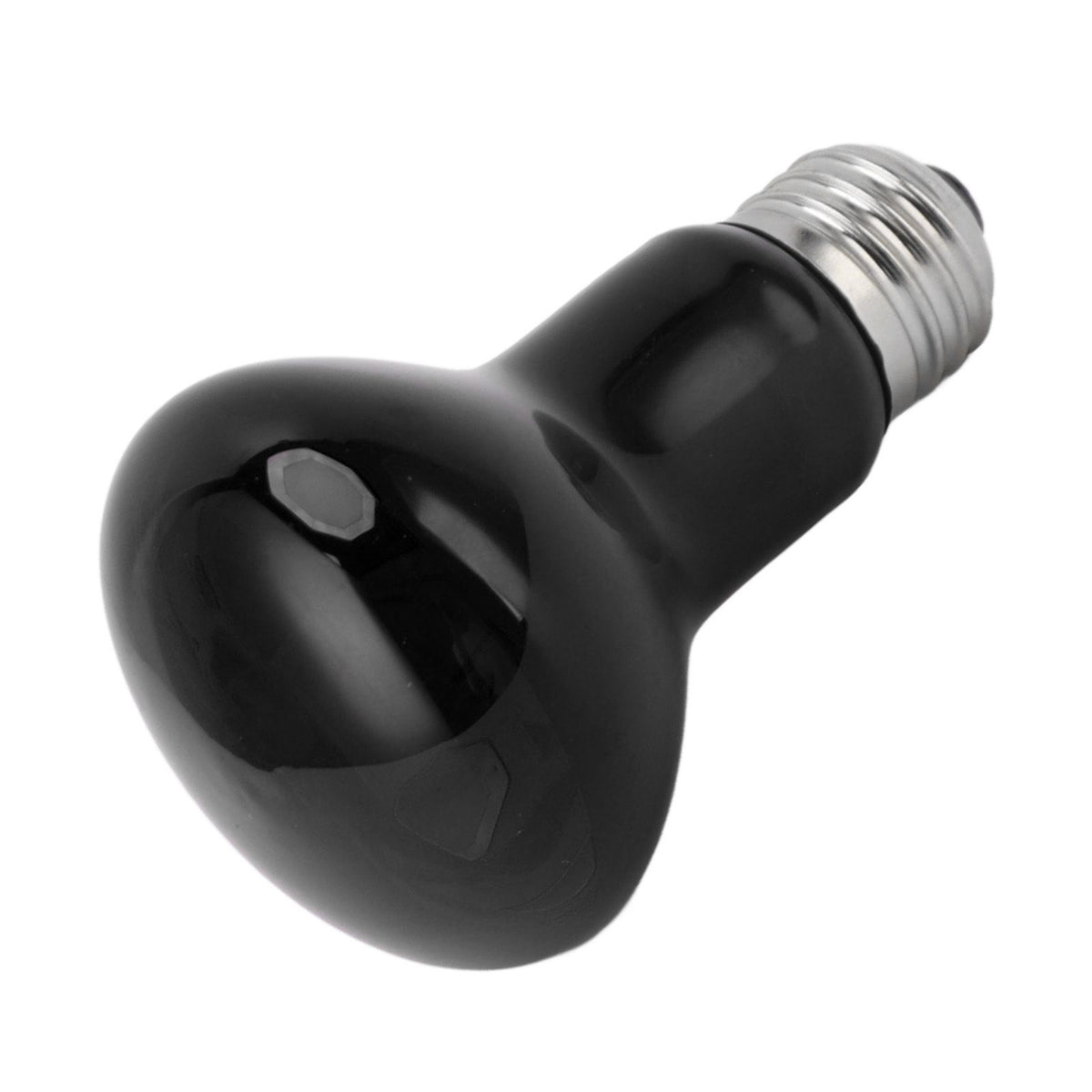 E27 Reptile Heat Lamp Bulb Multifunctional Basking Spot Light Bulbs for Reptile Snake 110‑120V Black