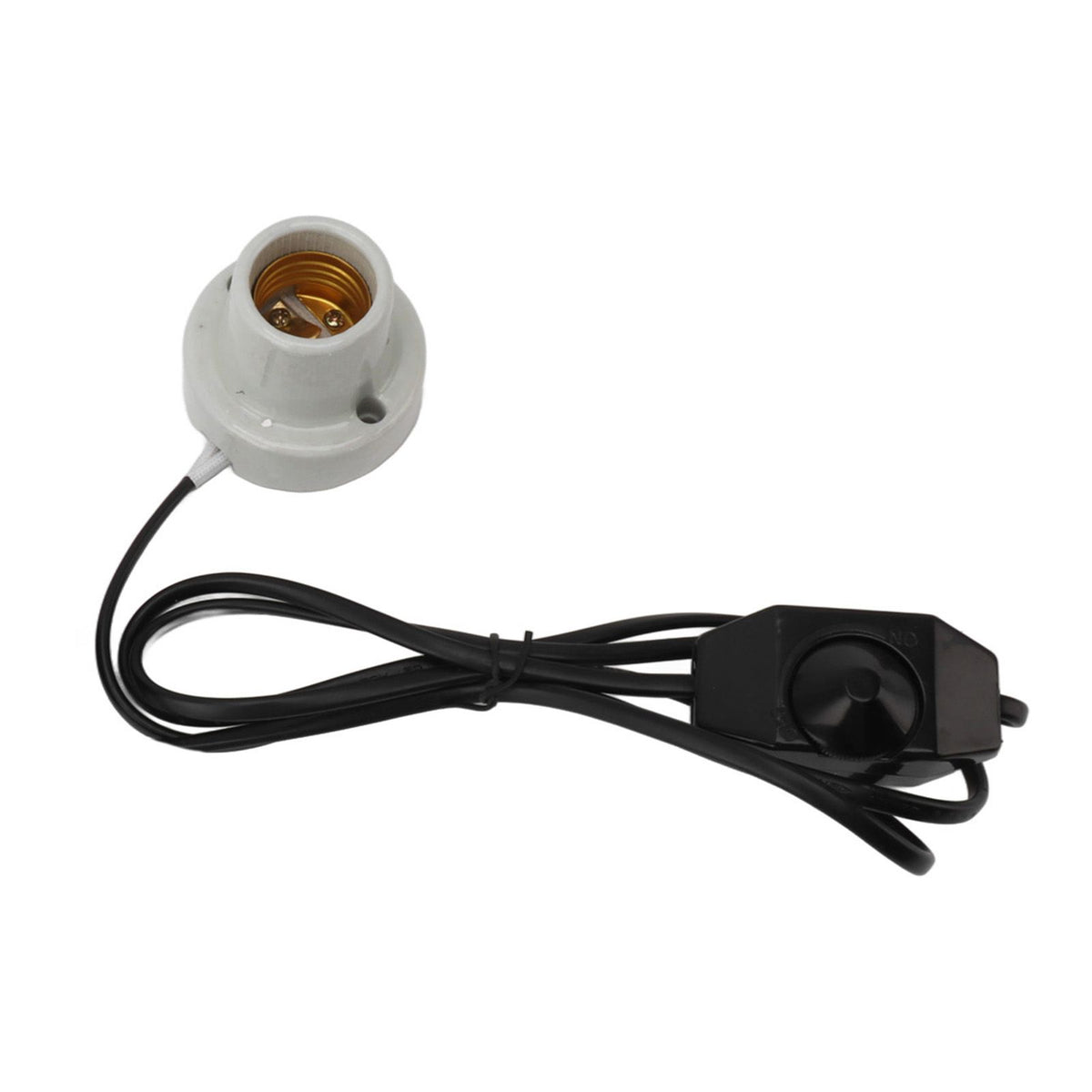 Reptile Ceramic Heat Lamp Holder Professional E27 Socket Reptile Heat Light Fixture Holder for Lizard Turtle Tortoise US Plug 120V