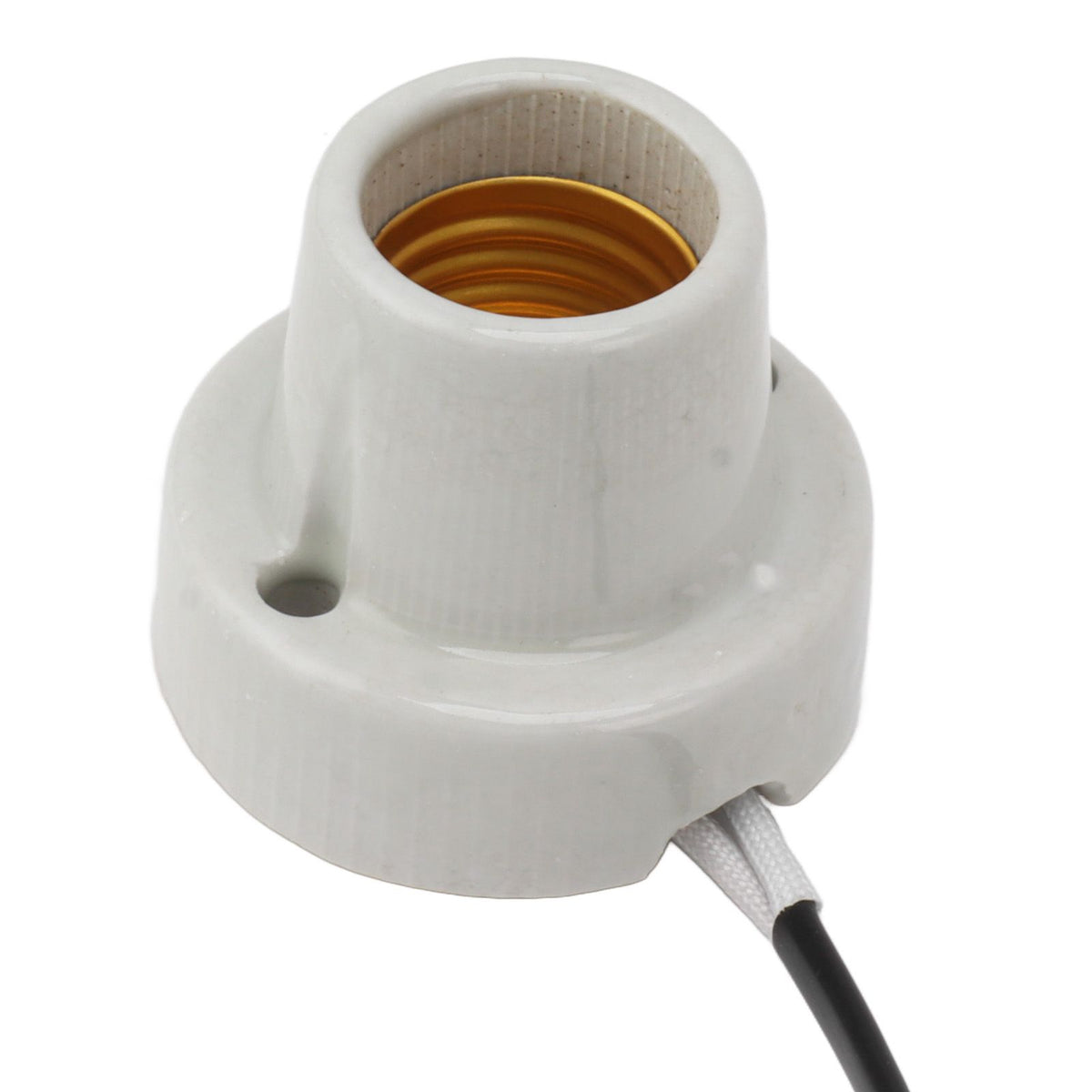 Reptile Ceramic Heat Lamp Holder Professional E27 Socket Reptile Heat Light Fixture Holder for Lizard Turtle Tortoise US Plug 120V