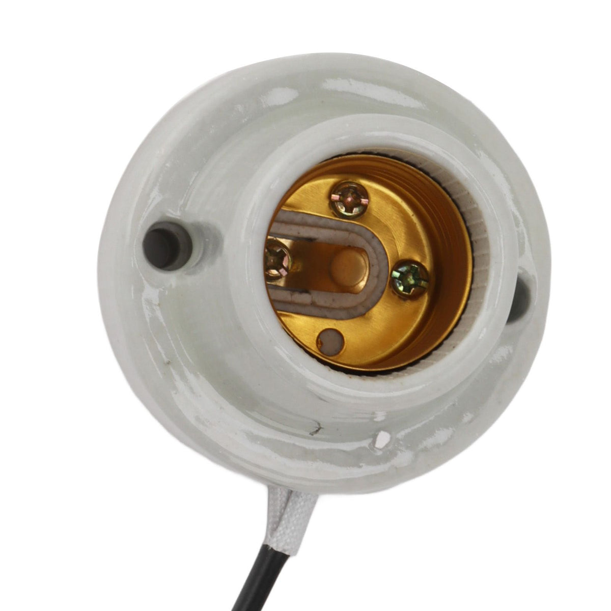 Reptile Ceramic Heat Lamp Holder Professional E27 Socket Reptile Heat Light Fixture Holder for Lizard Turtle Tortoise US Plug 120V