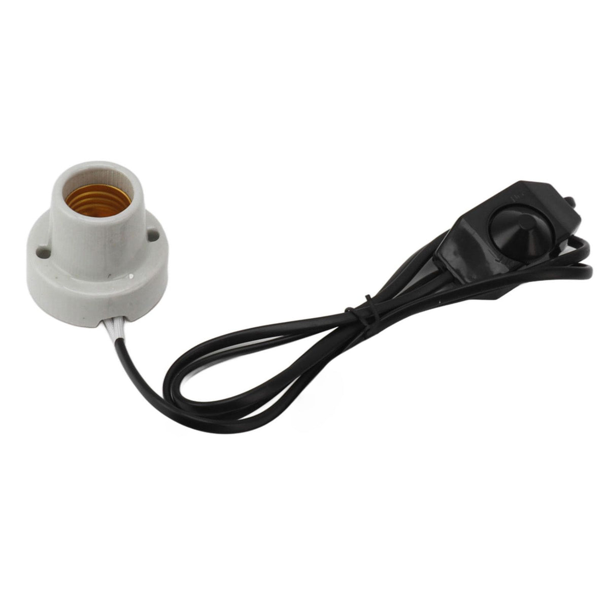 Reptile Ceramic Heat Lamp Holder Professional E27 Socket Reptile Heat Light Fixture Holder for Lizard Turtle Tortoise EU Plug 250V
