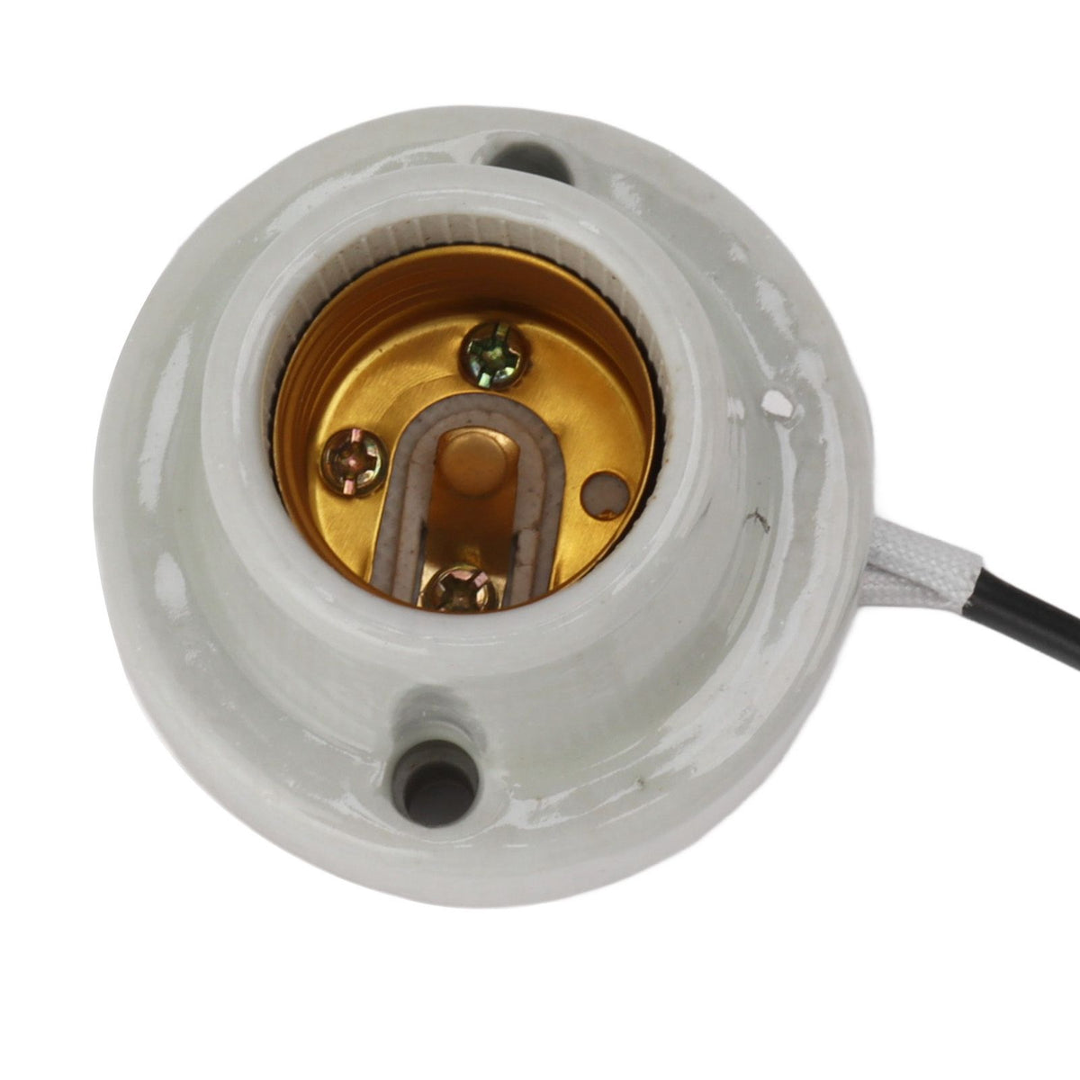 Reptile Ceramic Heat Lamp Holder Professional E27 Socket Reptile Heat Light Fixture Holder for Lizard Turtle Tortoise UK Plug 250V
