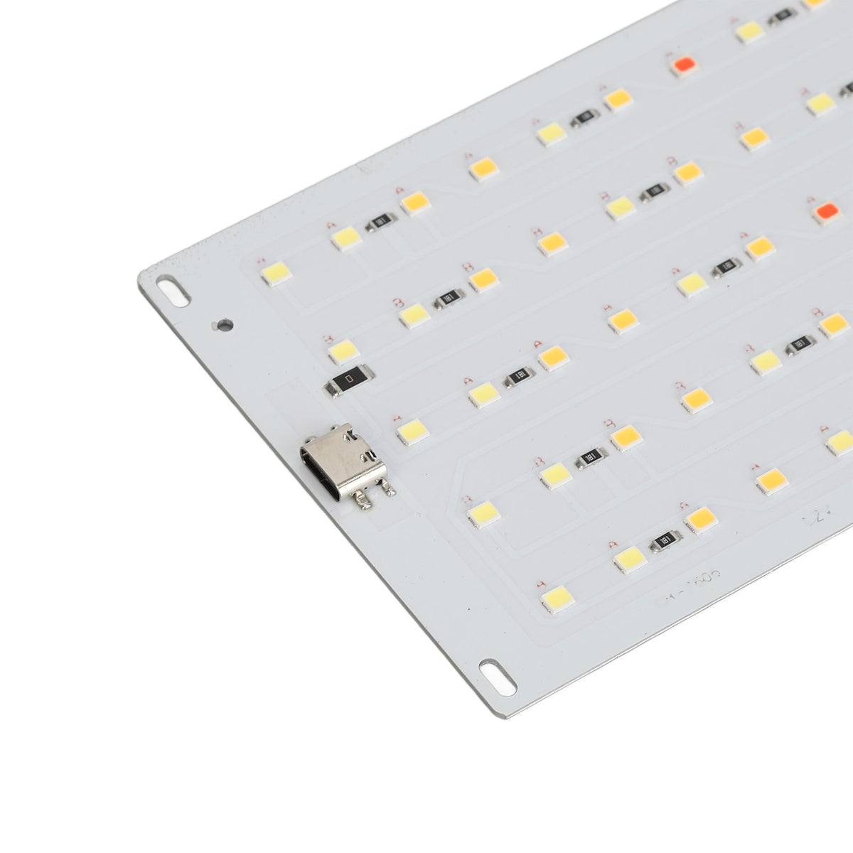Cabinet Plant Grow Light 35W Full Spectrum 3H 9H 12H Timer Ultra Thin Panel LED Grow Lamp for Indoor 100‑240V US Plug