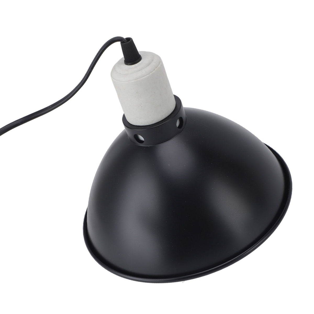 Reptile Heating Lamp Shade for UVA UVB Bulb 300W Dome Light Fixture Cover for Lizards Turtles Snakes US Plug 110V