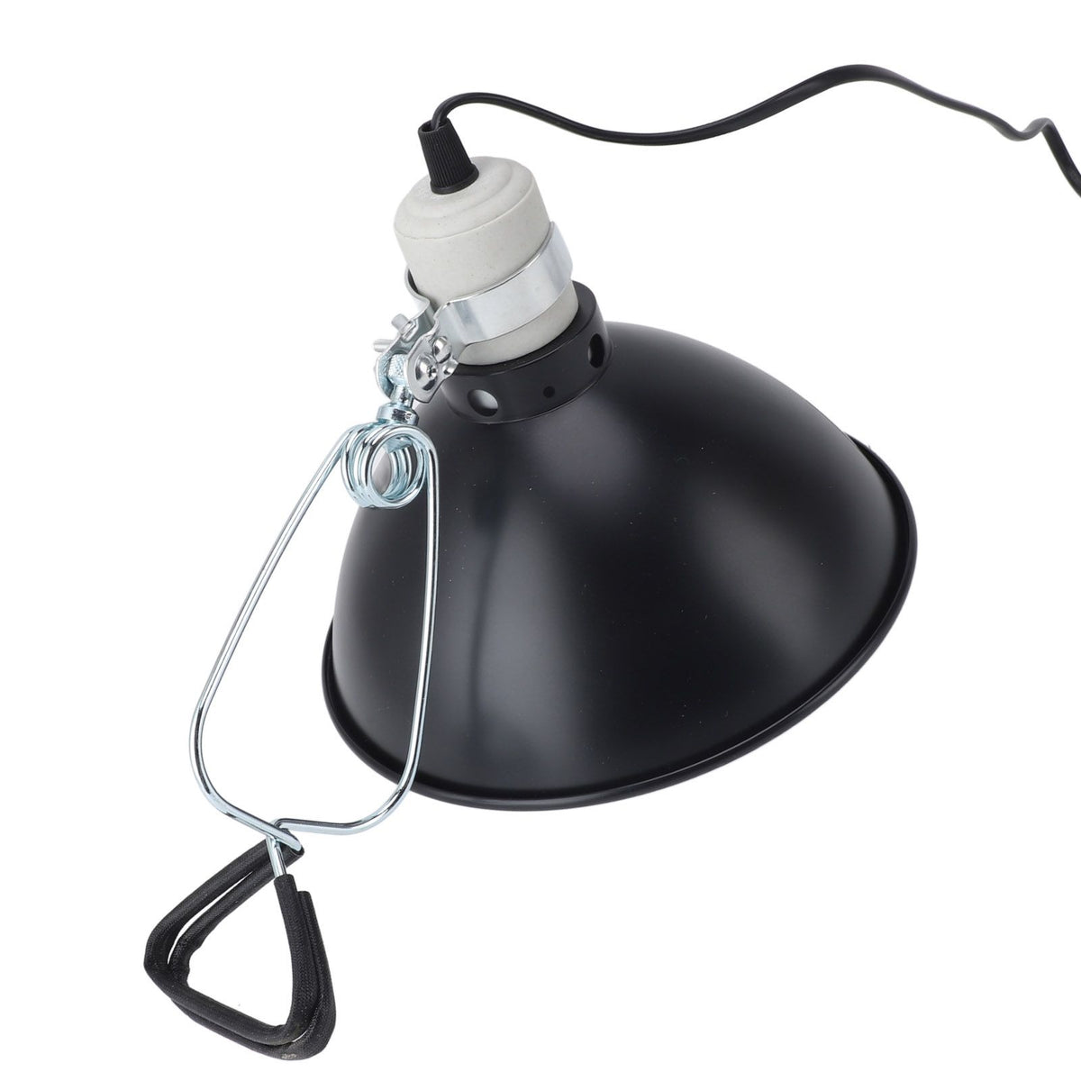 Reptile Heating Lamp Shade for UVA UVB Bulb 300W Dome Light Fixture Cover for Lizards Turtles Snakes US Plug 110V