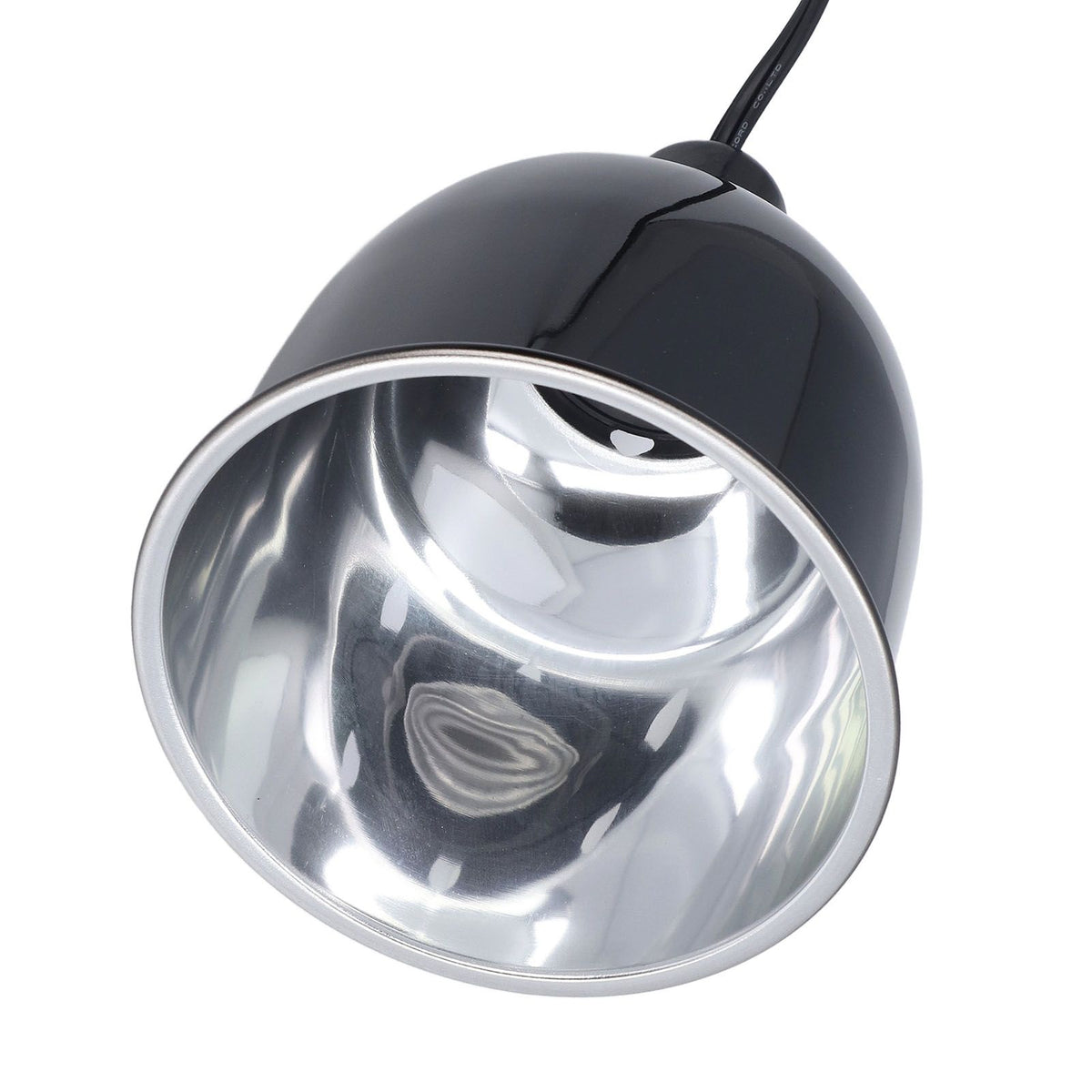 Reptile Heat Lamp Deep Dome Aluminium 250W E27 Reptile Light Fixture for Turtles Lizard Terrarium