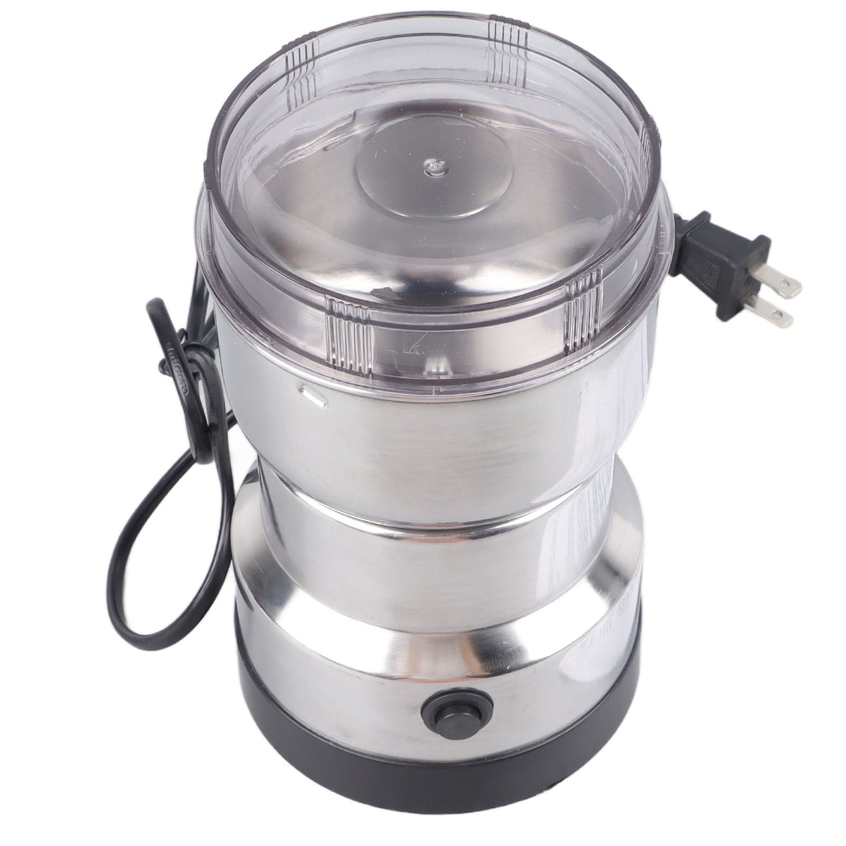 Small Electric Grinder Efficient Grinding Silver Multifunction Portable Coffee Bean Milling Grinder for Daily Use Home