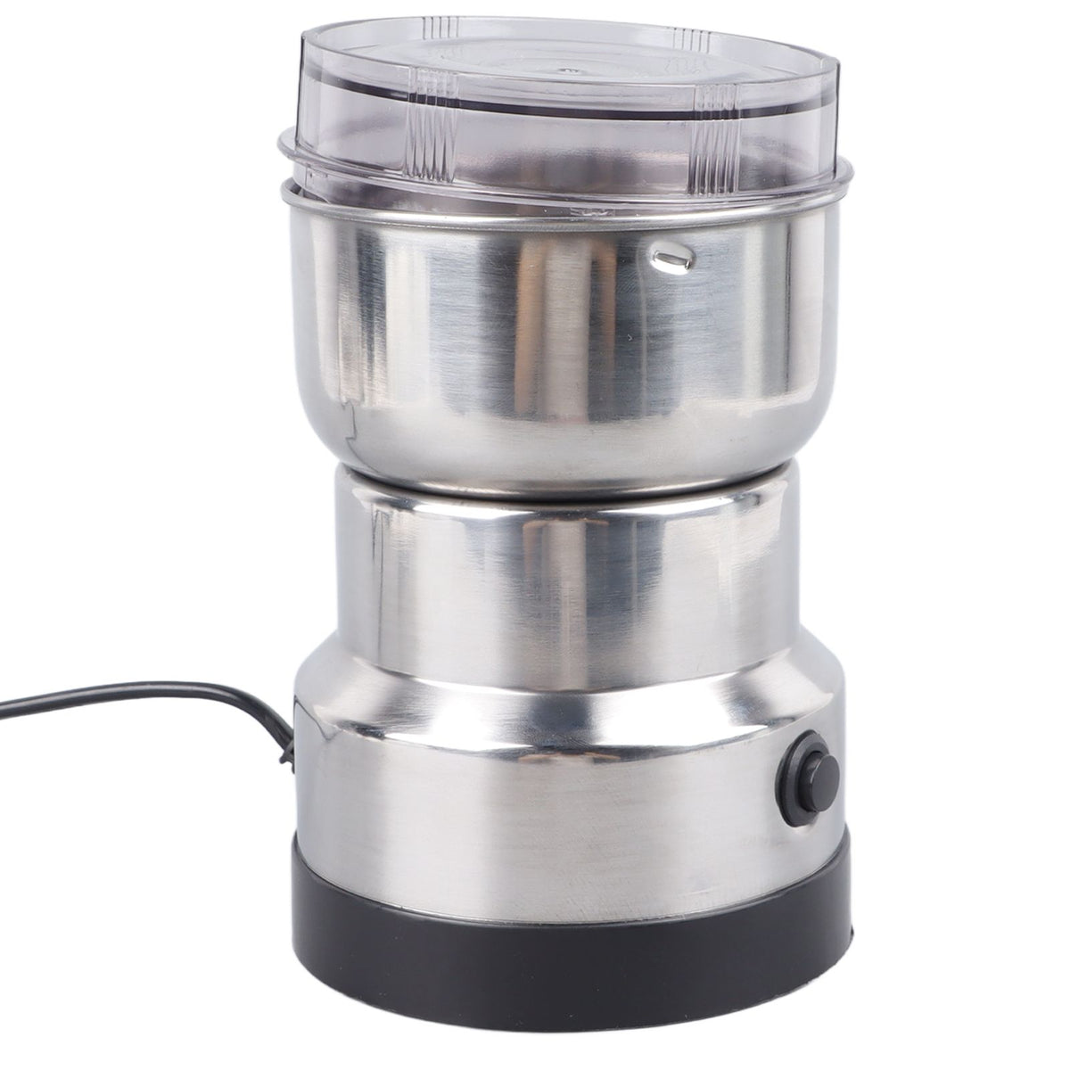 Small Electric Grinder Efficient Grinding Silver Multifunction Portable Coffee Bean Milling Grinder for Daily Use Home