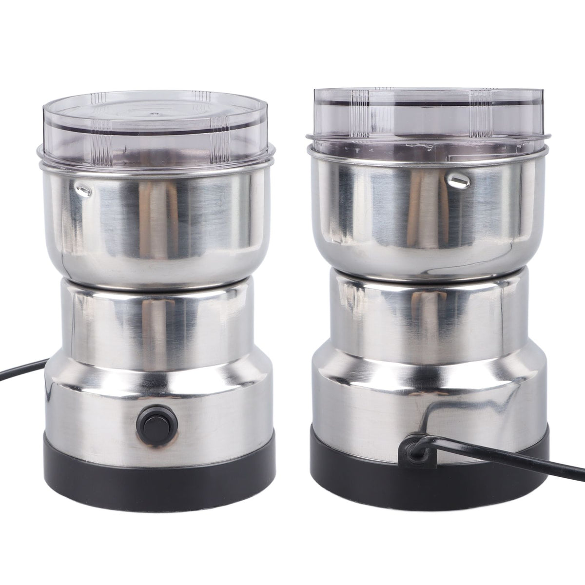 Small Electric Grinder Efficient Grinding Silver Multifunction Portable Coffee Bean Milling Grinder for Daily Use Home