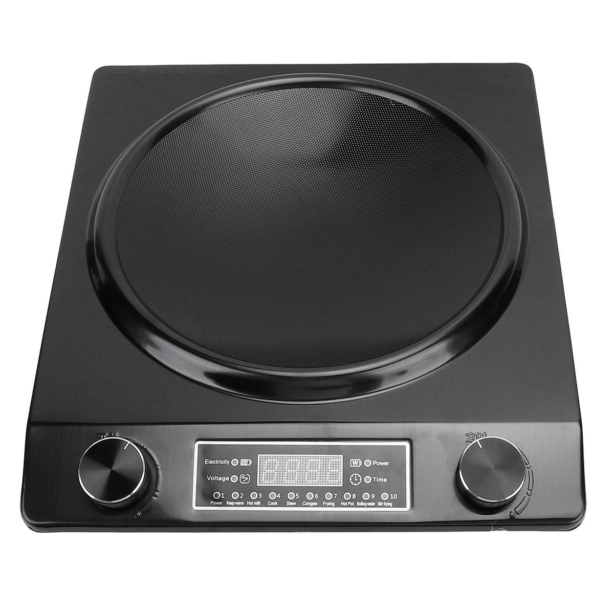 3500W Portable Induction Cooktop Aluminum ABS Countertop Induction Cooker Hot Plate with Smart Touch Panel for Home Kitchen EU Plug 220V